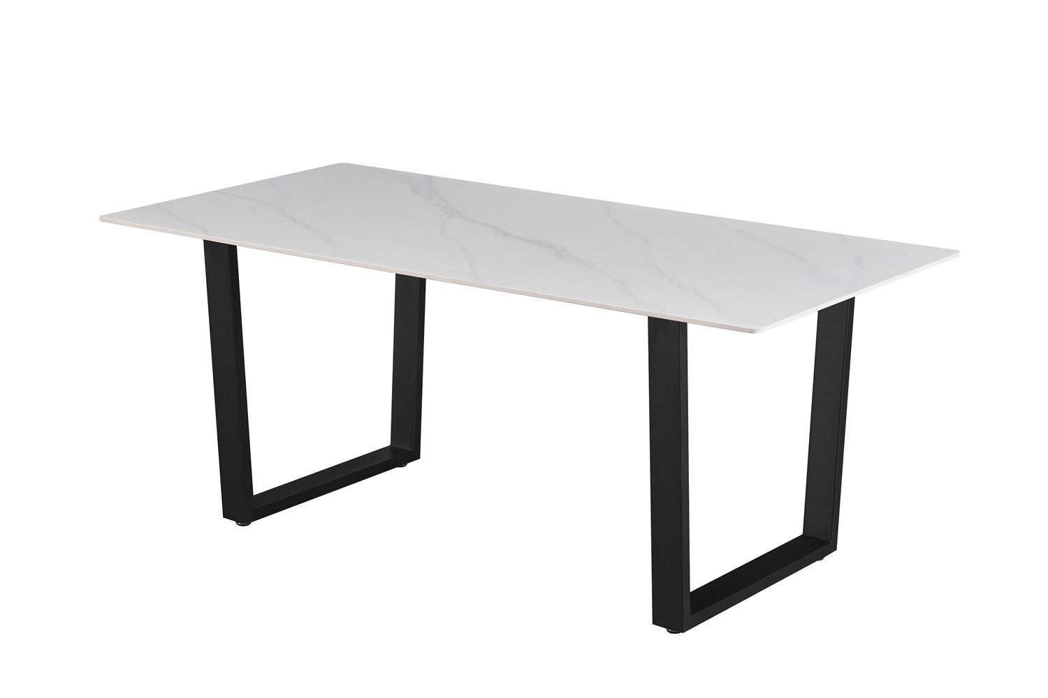 NEW - Tafel 'Poseidon' 180 cm Rechthoekig Glanzend Steen Wit