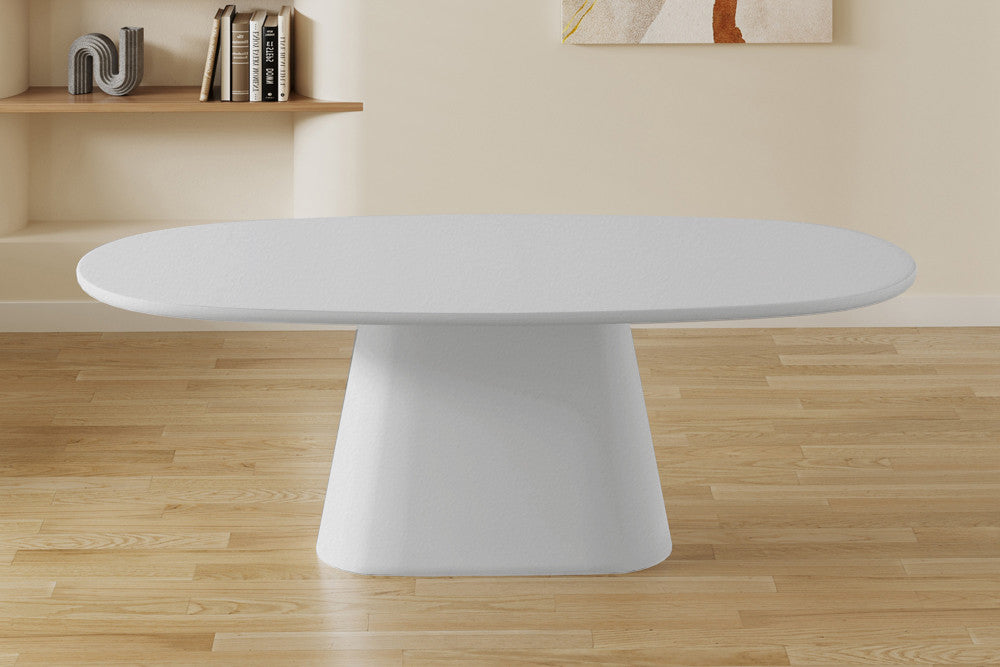 Tafel 'Tavira' 220 cm Ovaal Cement Ecru