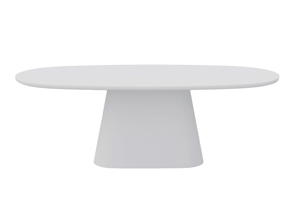 Tafel 'Tavira' 220 cm Ovaal Cement Ecru