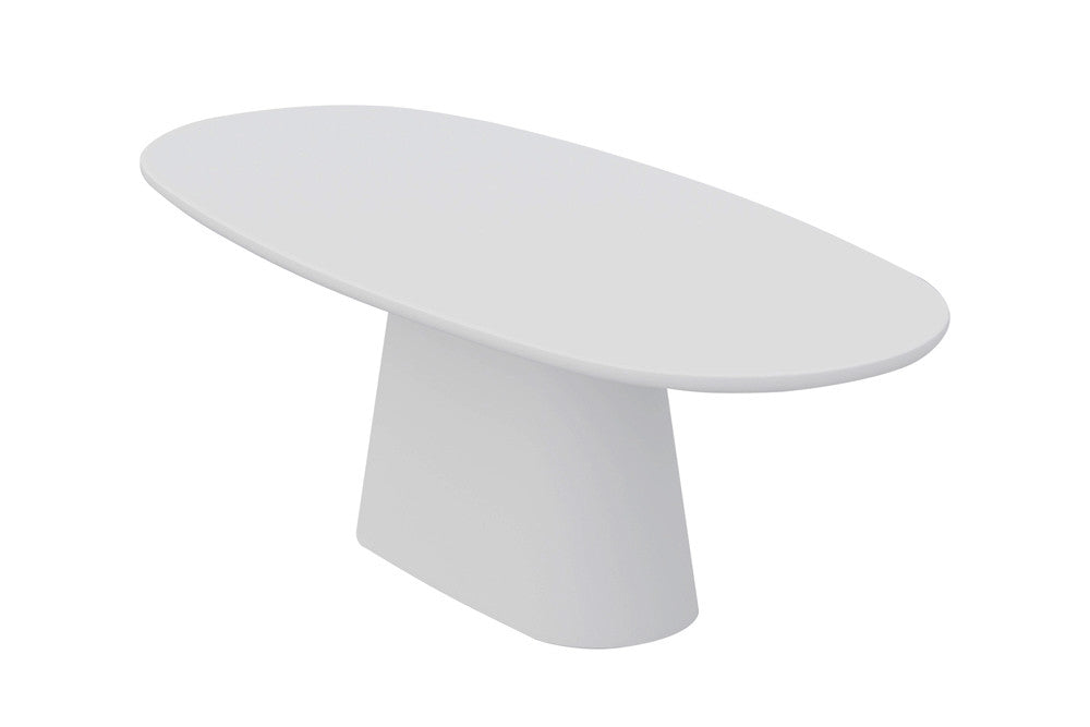 Tafel 'Tavira' 220 cm Ovaal Cement Ecru