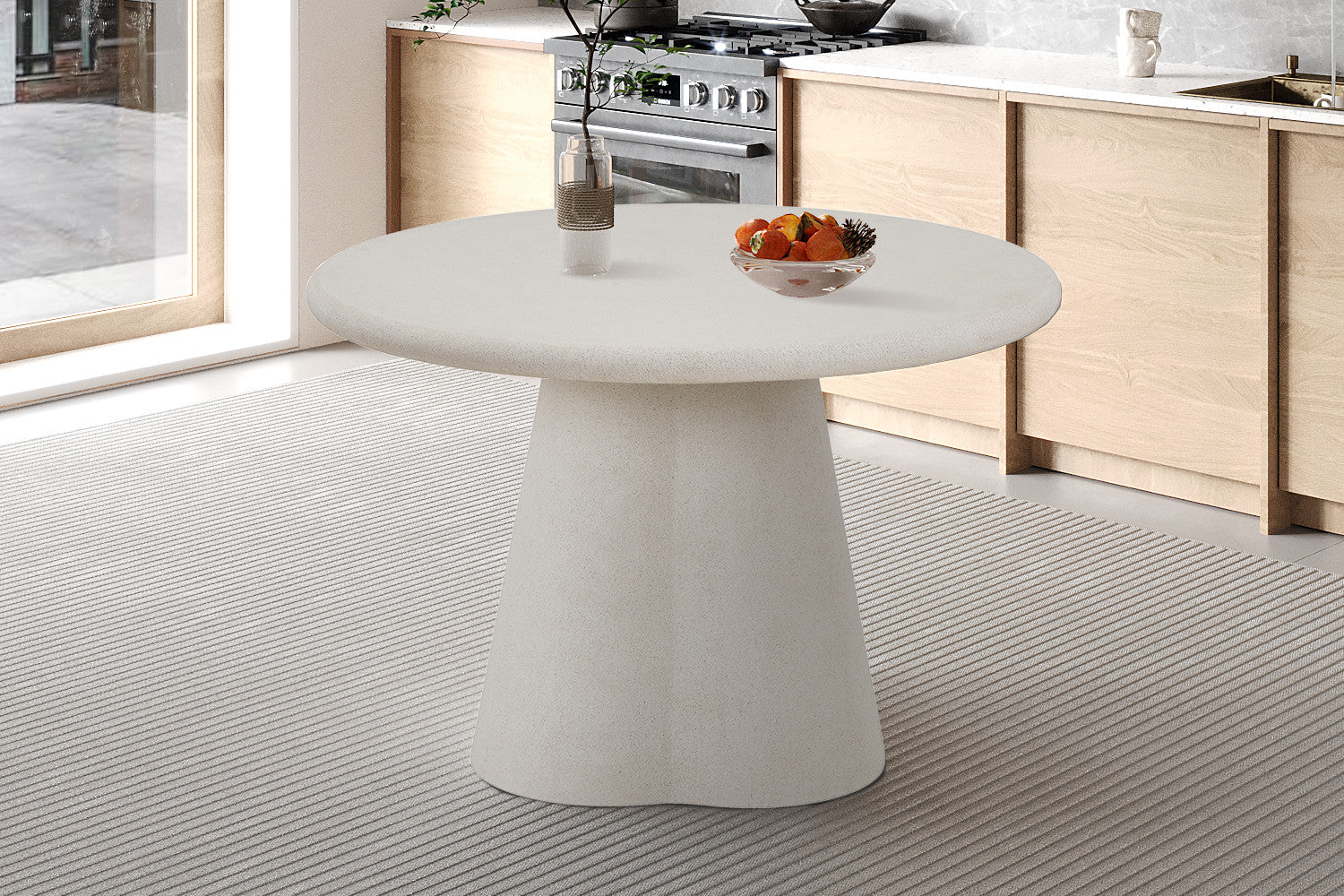 Tafel Faro 120 cm Rond Cement