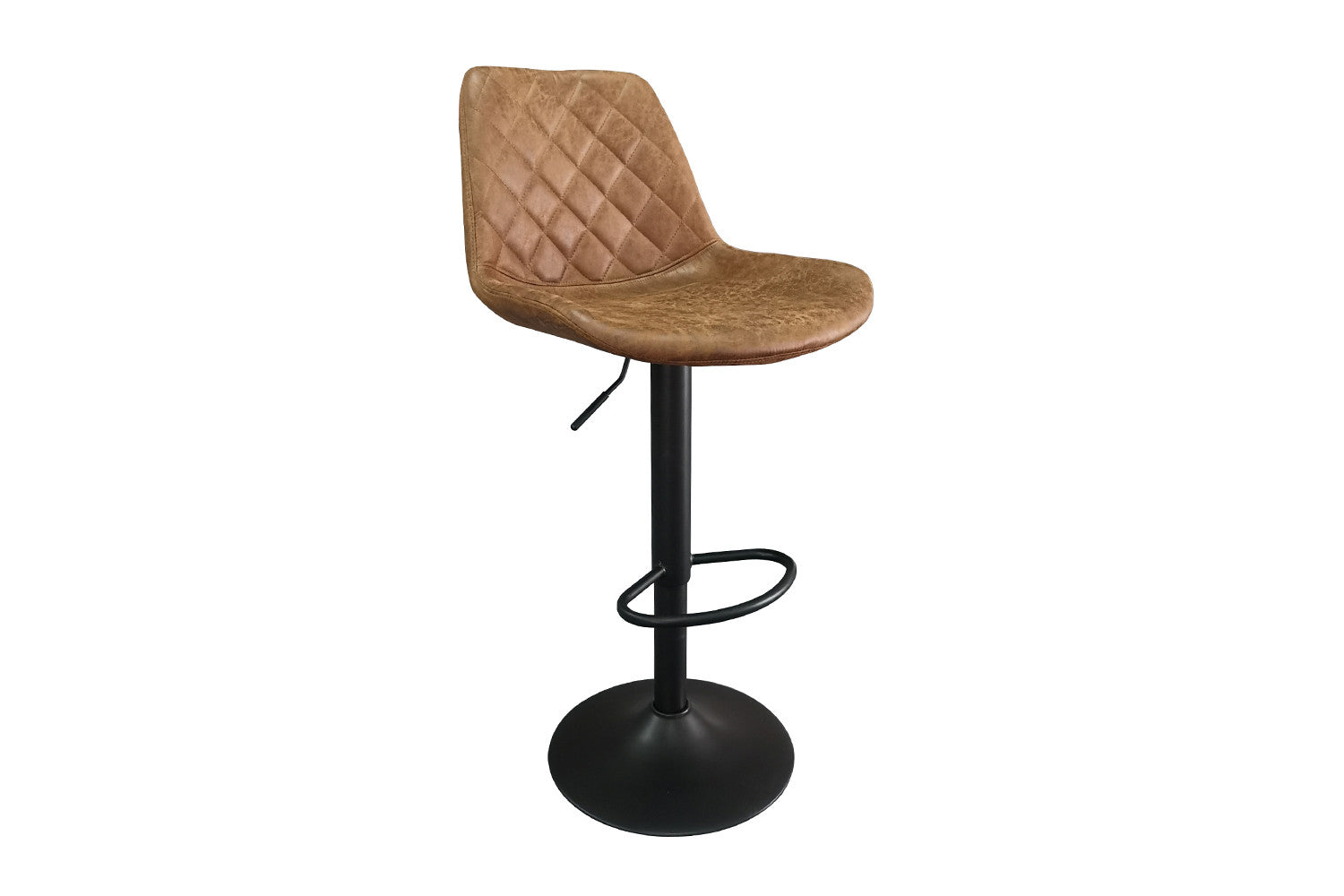Barstoel 'Madrid' PU Ote Topper 02 Cognac