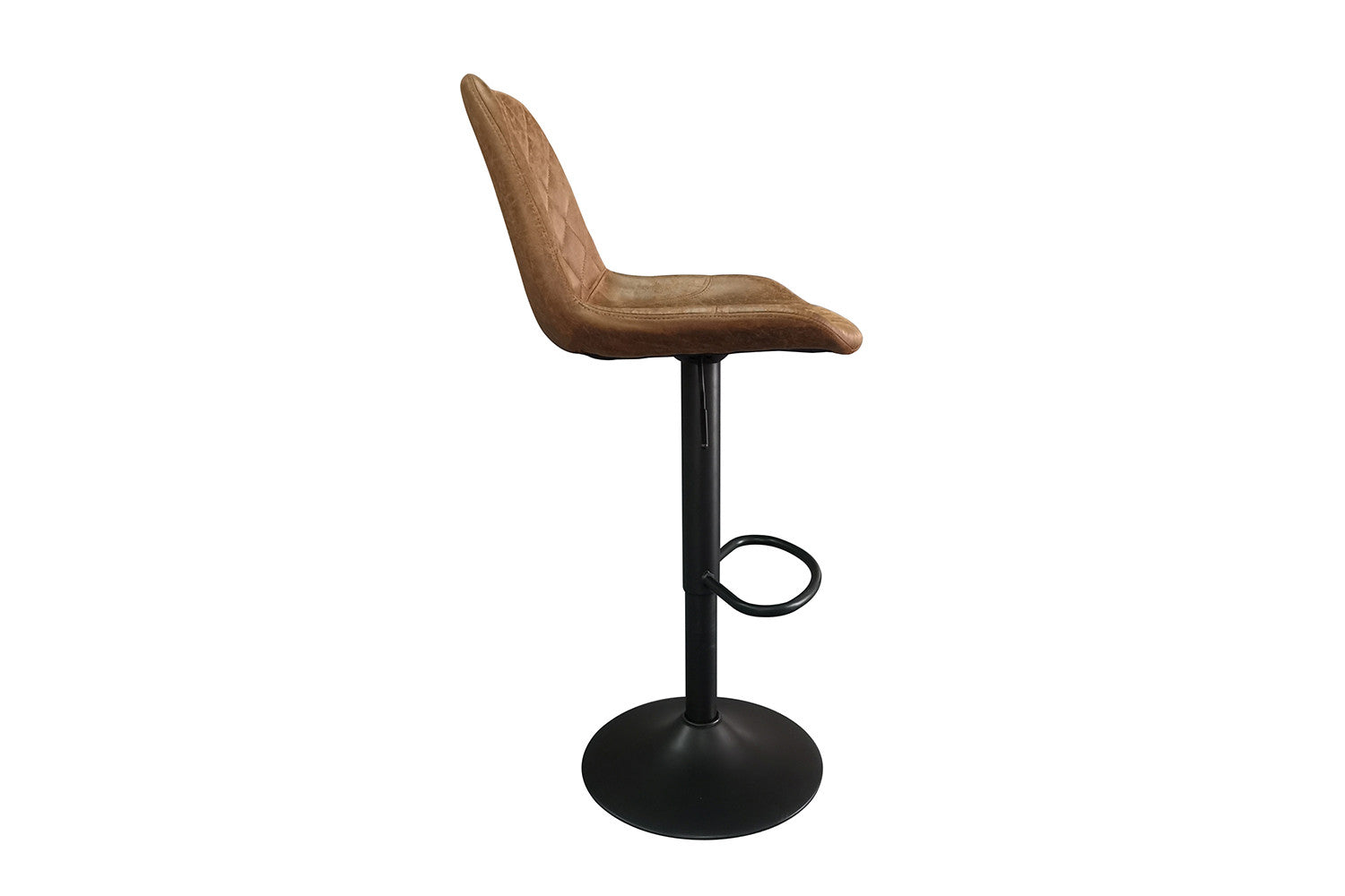 Barstoel 'Madrid' PU Ote Topper 02 Cognac