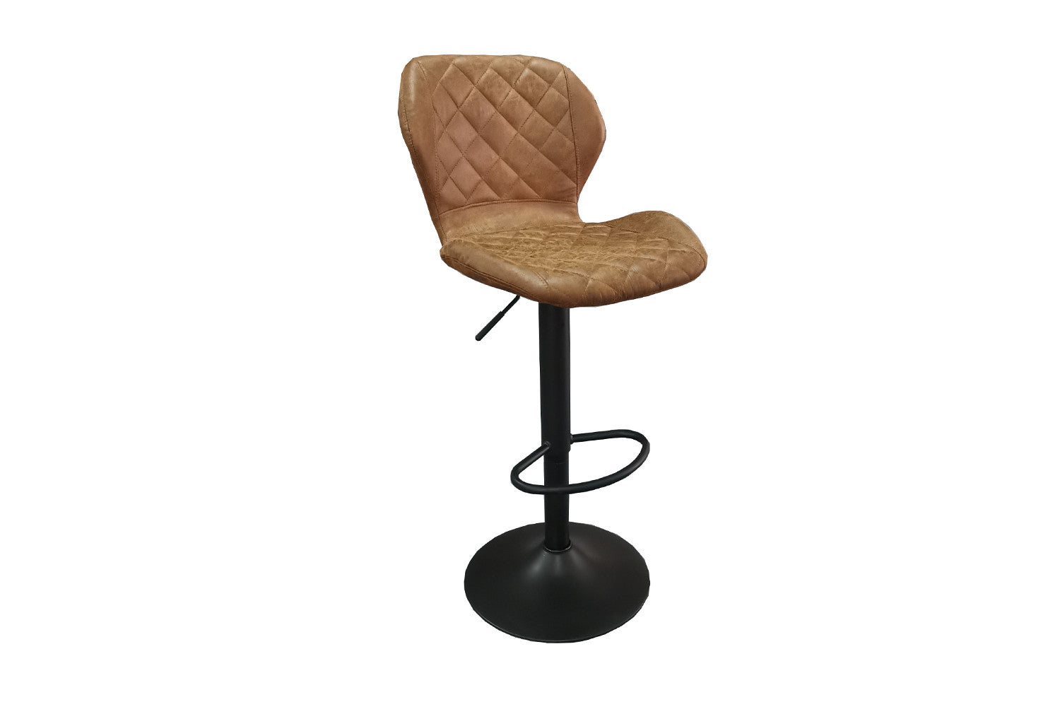 Barstoel 'Malaga' PU Ote Topper 02 Cognac