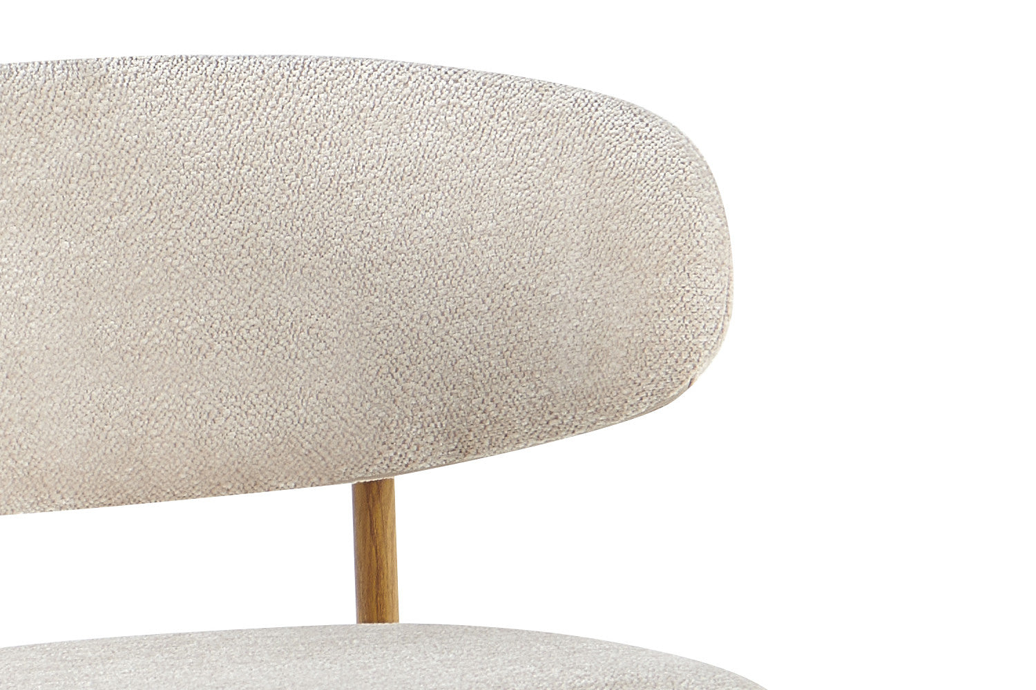Counterstoel 'Coco' Naturel - Stof Raven 24 Beige
