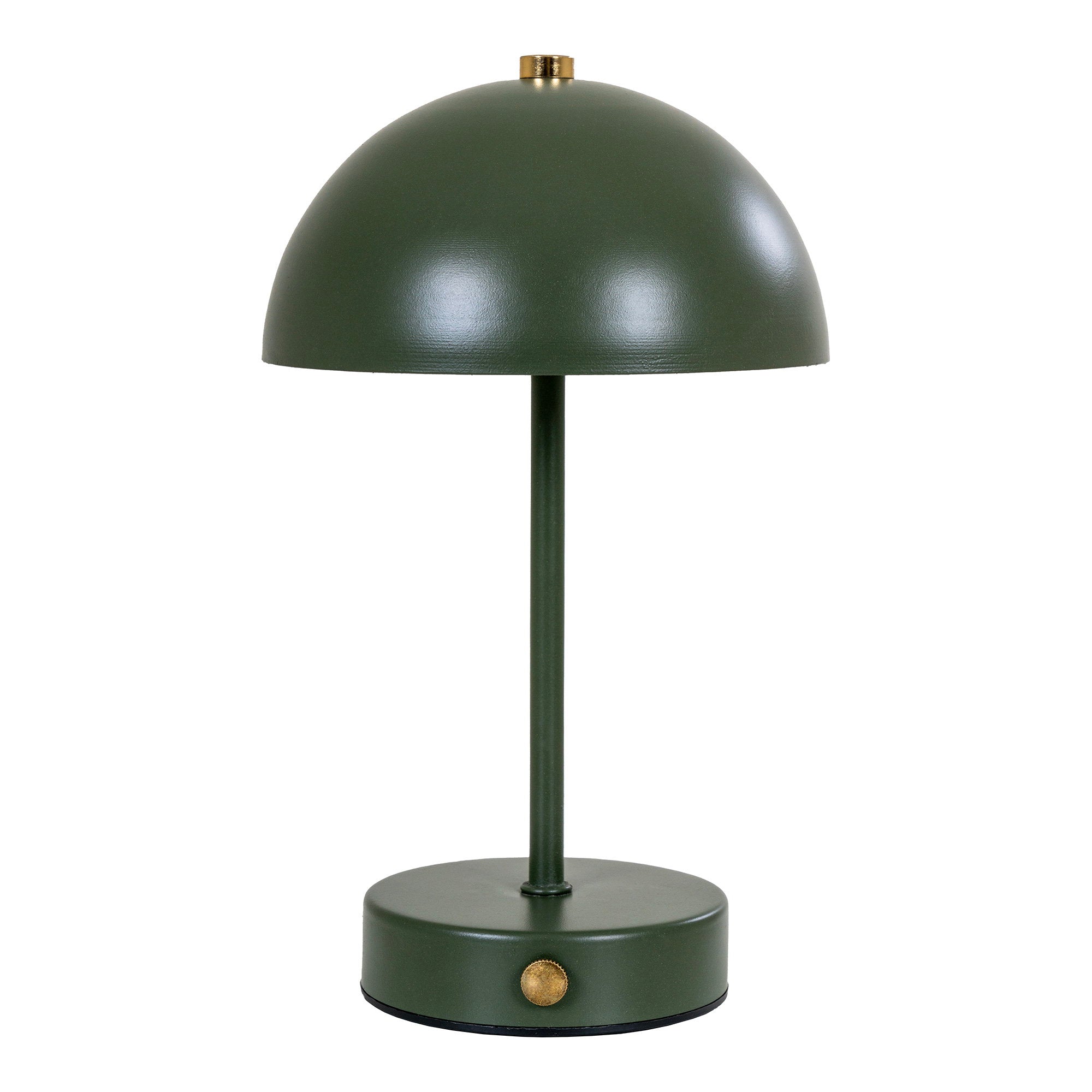 Holt Tafellamp, oplaadbaar in metalen groen/messing