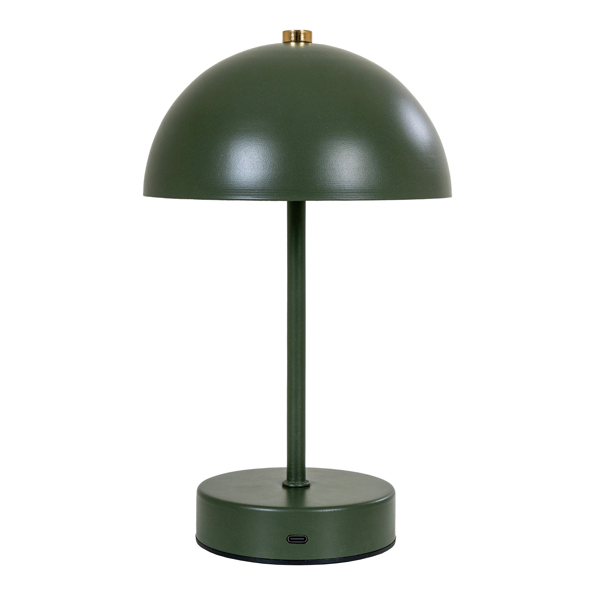 Holt Tafellamp, oplaadbaar in metalen groen/messing