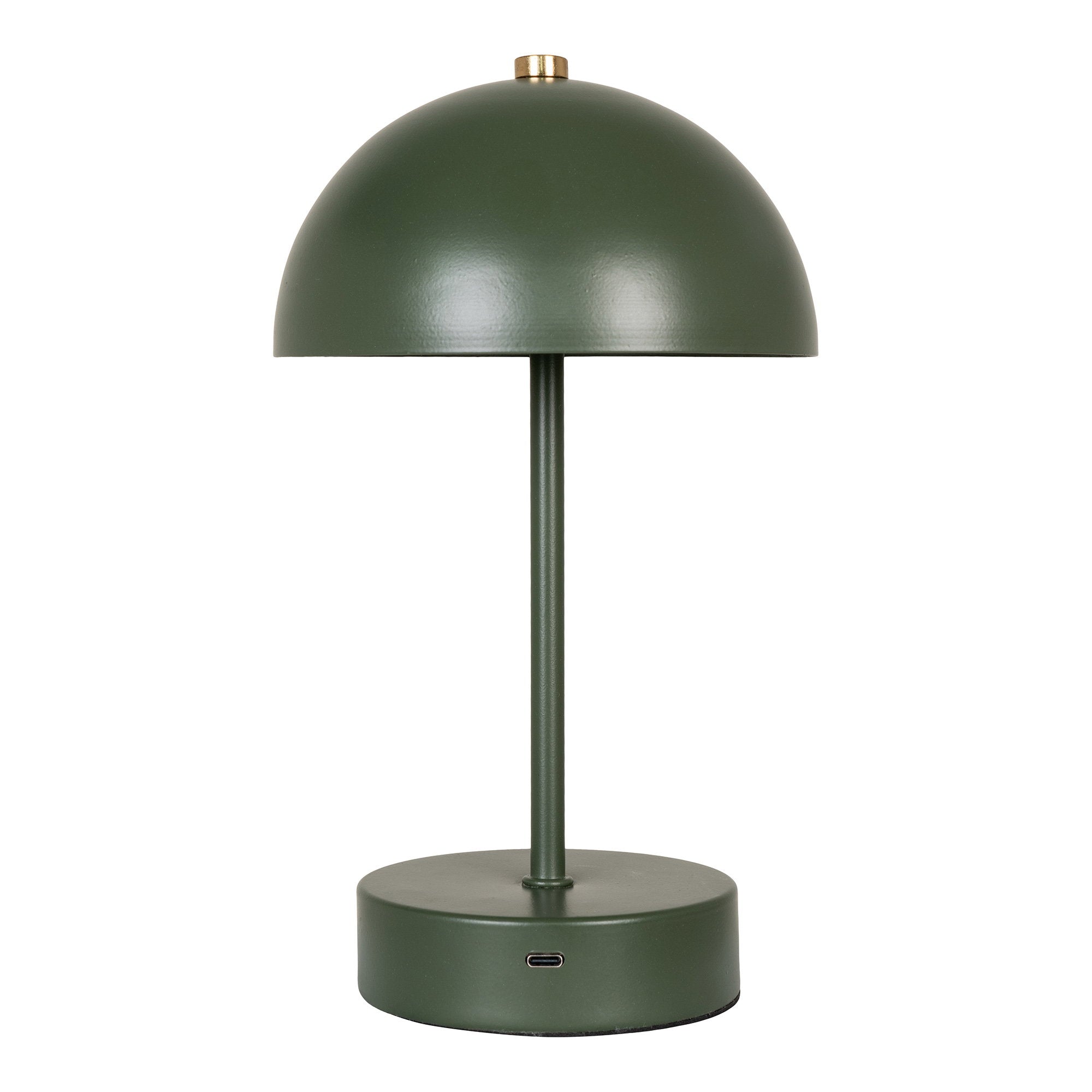 Holt Tafellamp, oplaadbaar in metalen groen/messing