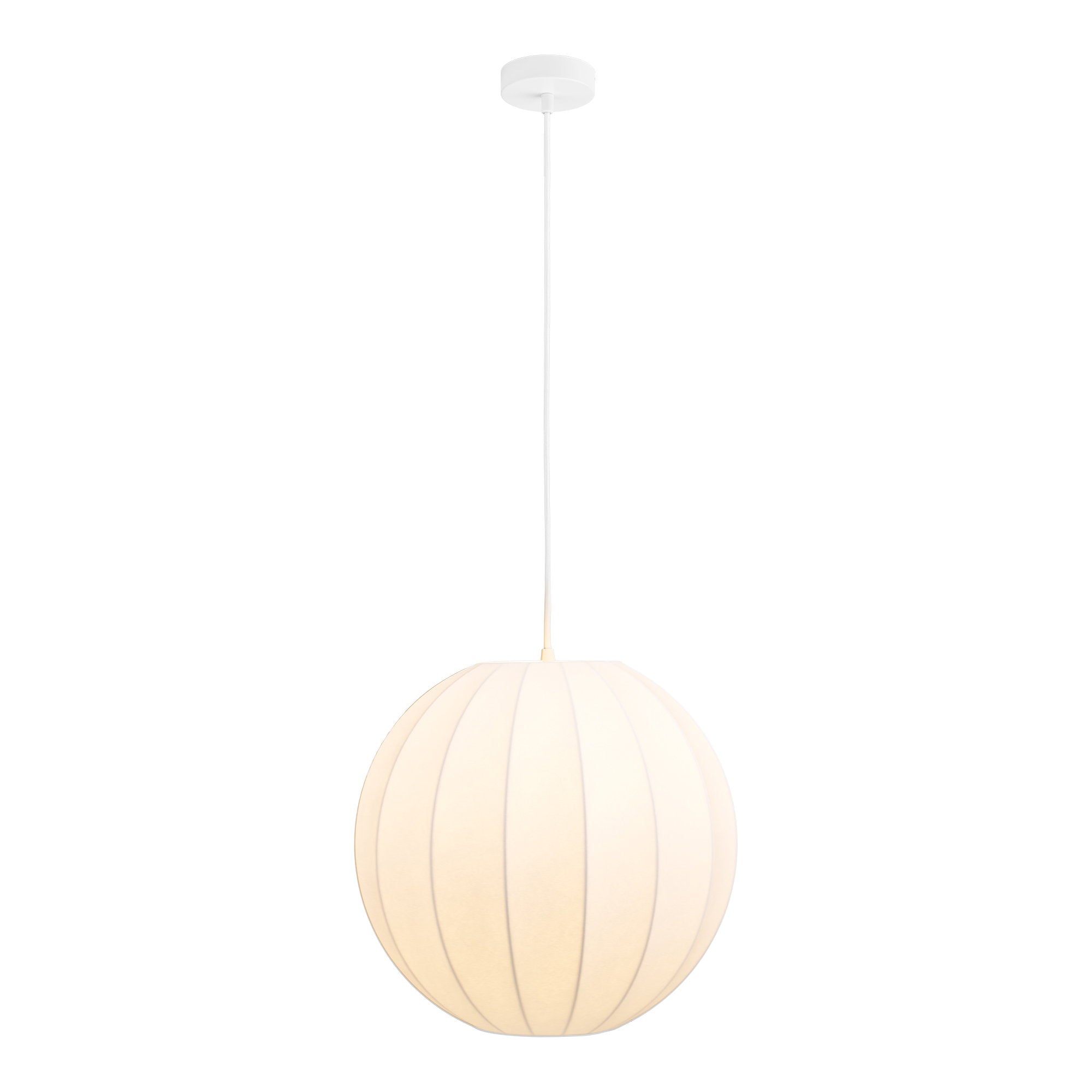 Coventry Hanglamp – Witte hanglamp Ø40 cm