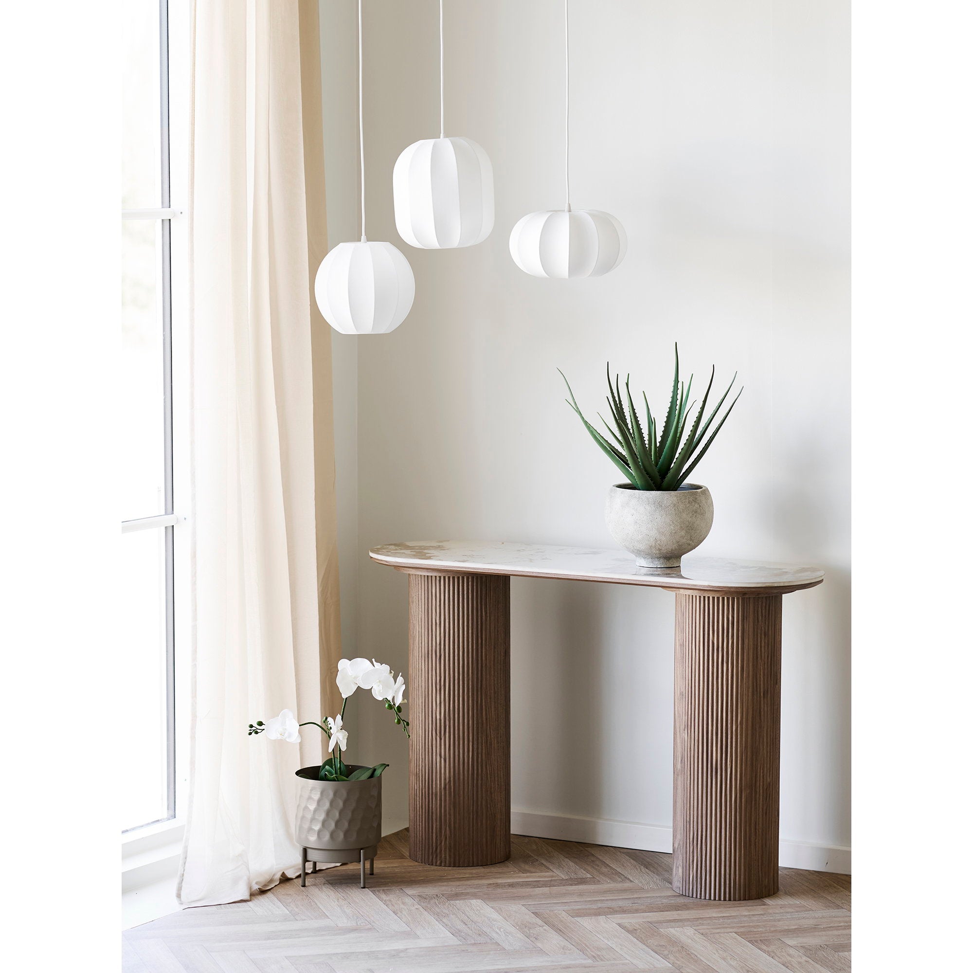 Coventry Hanglamp – Witte hanglamp Ø28 cm