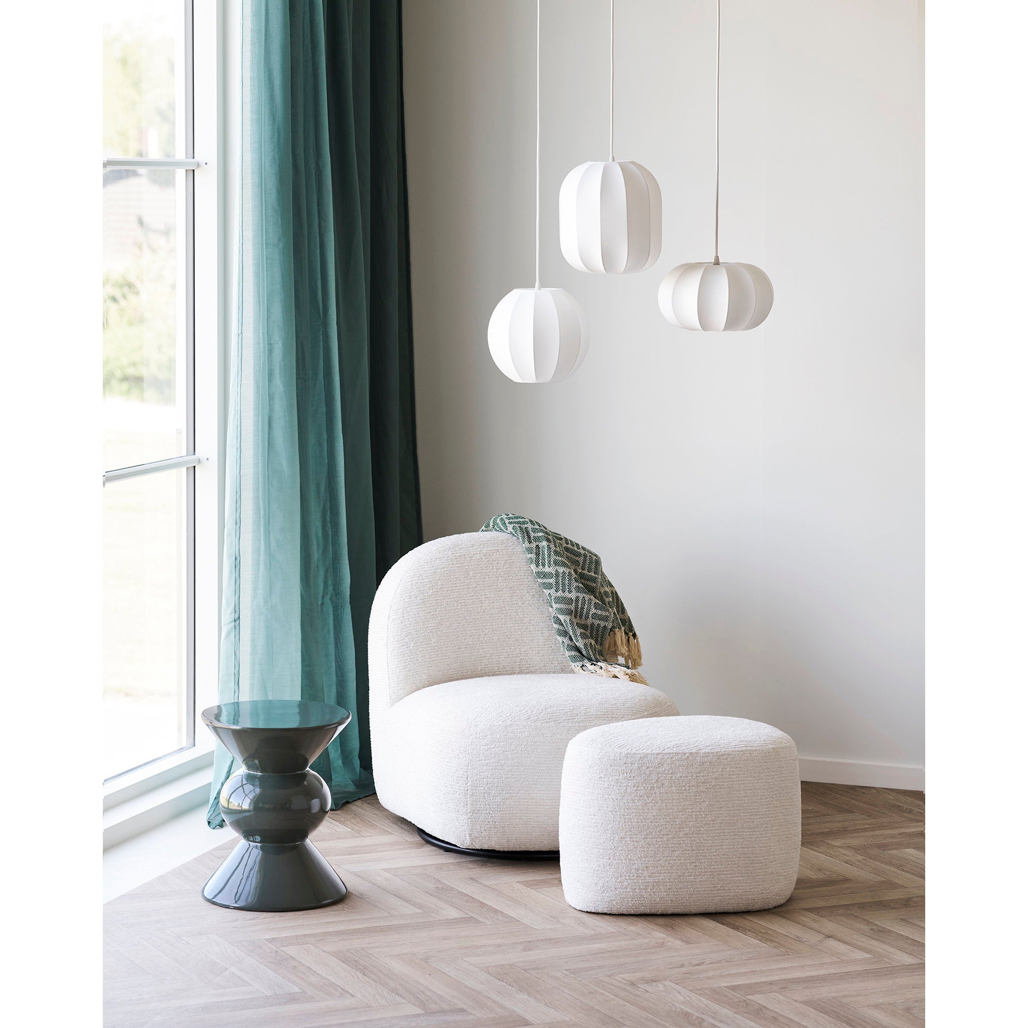 Coventry Hanglamp – Witte hanglamp Ø25 cm