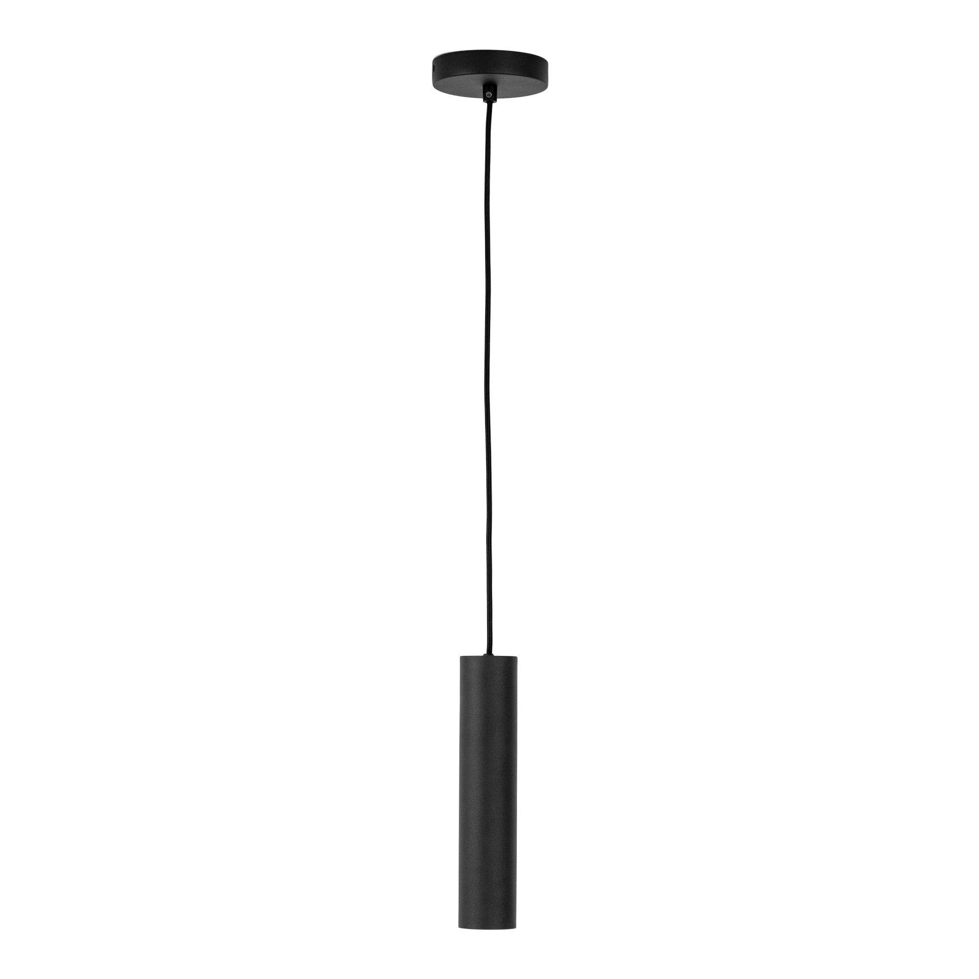 Parijs Hanglamp – Zwarte metalen hanglamp Ø6 cm