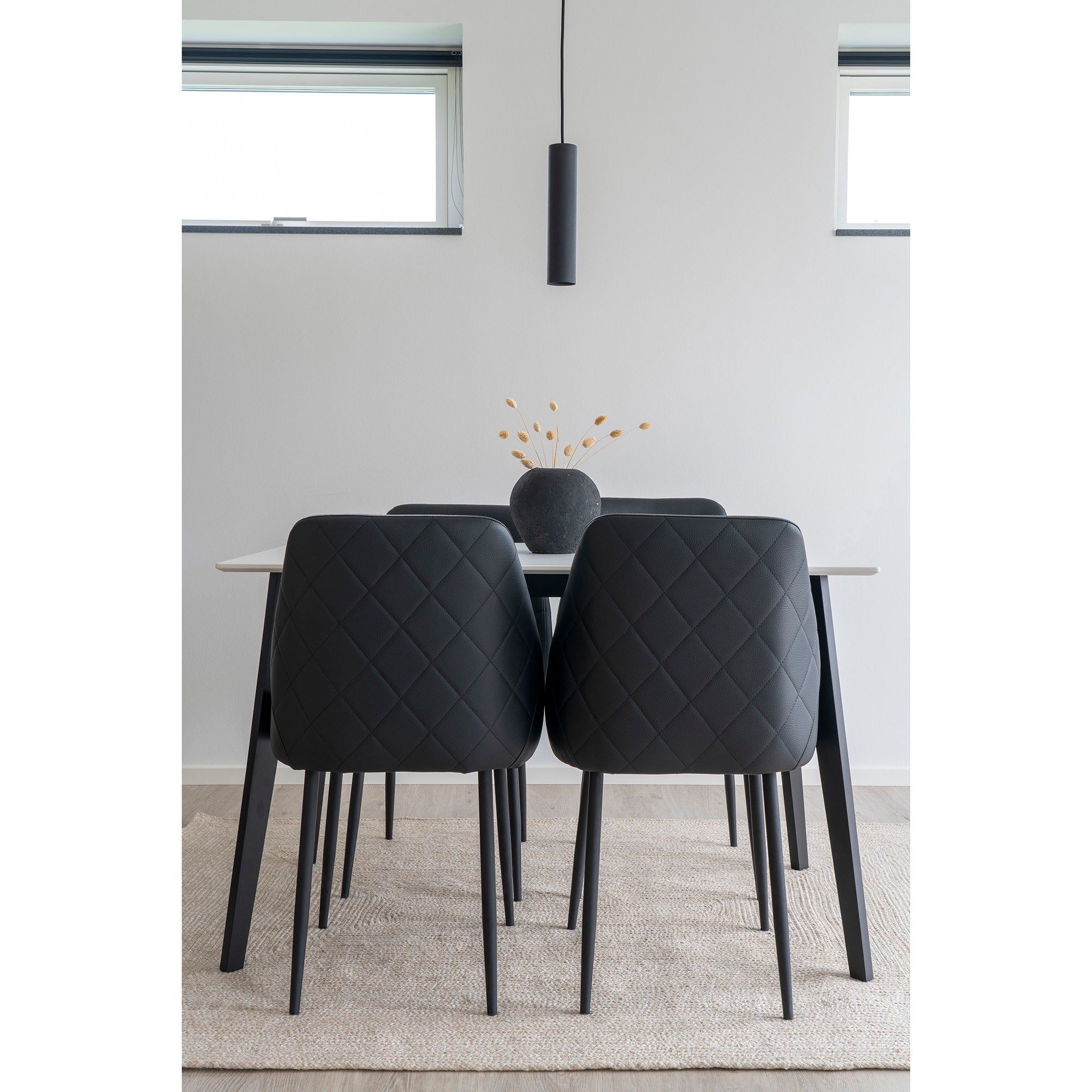 Parijs Hanglamp – Zwarte metalen hanglamp Ø6 cm