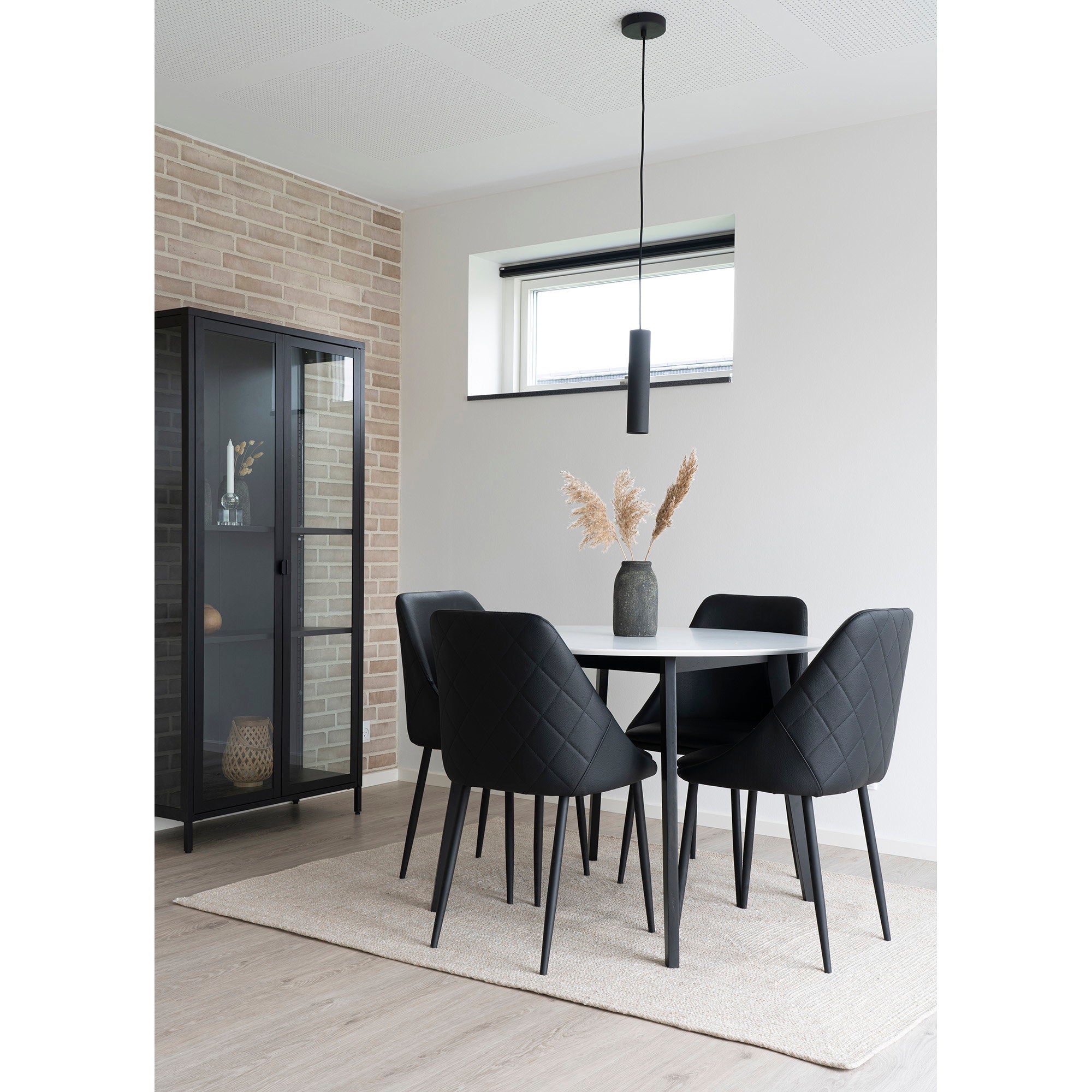 Parijs Hanglamp – Zwarte metalen hanglamp Ø6 cm