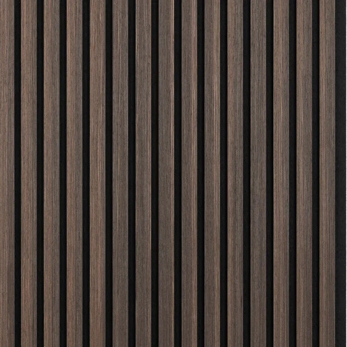 Akoestische paneel - 6 Zwart walnoot 60x250 cm