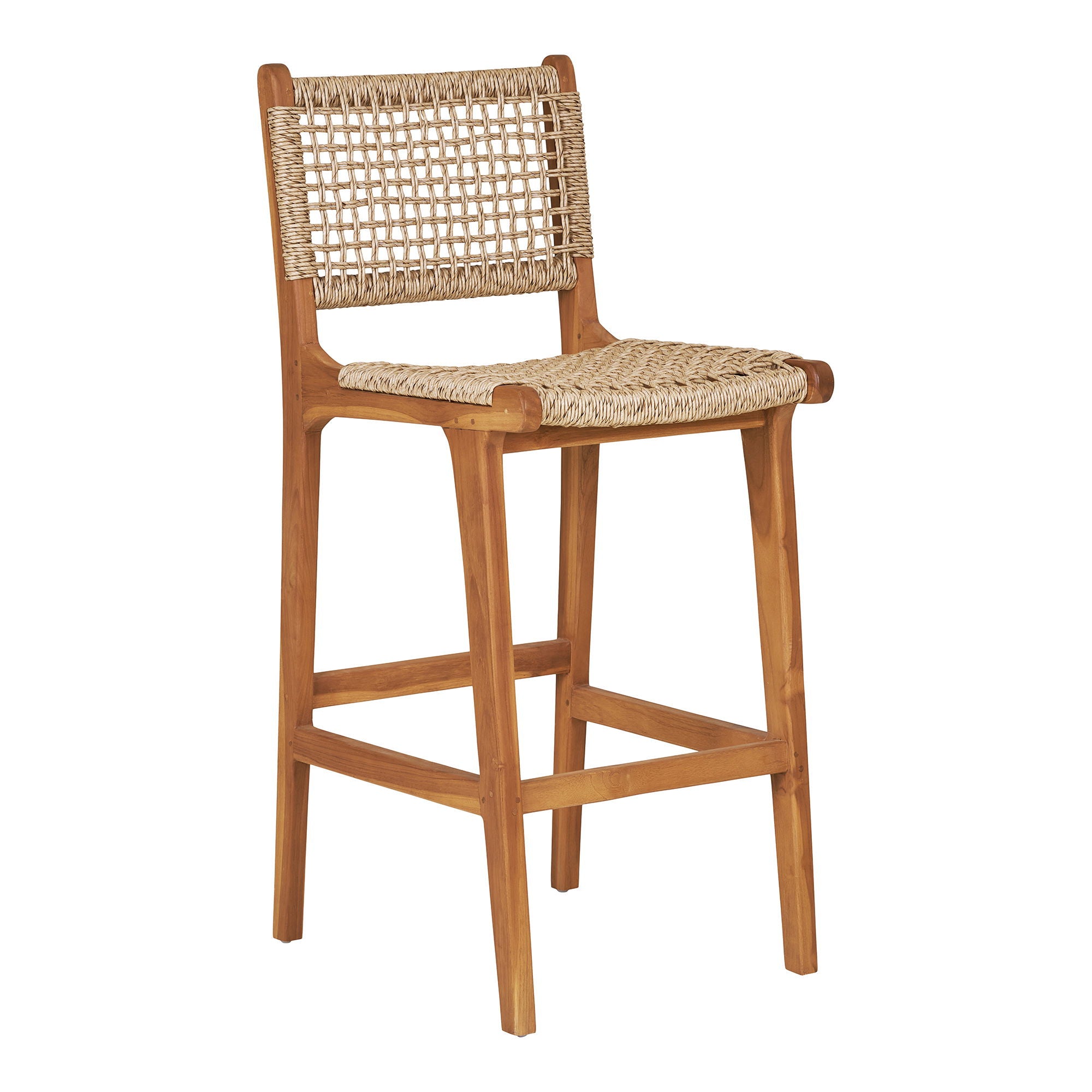 Derby barstoel in teak natural