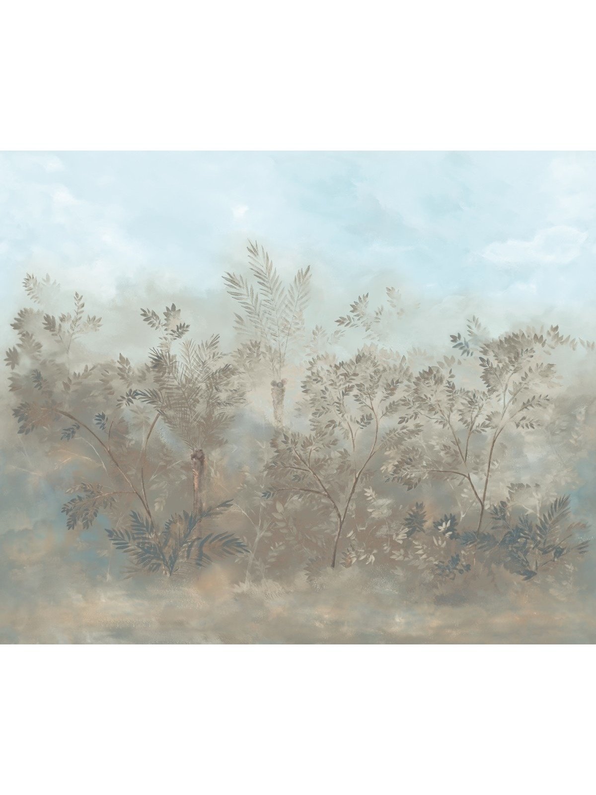 Behang Odyssee tak/wolk border 53cm