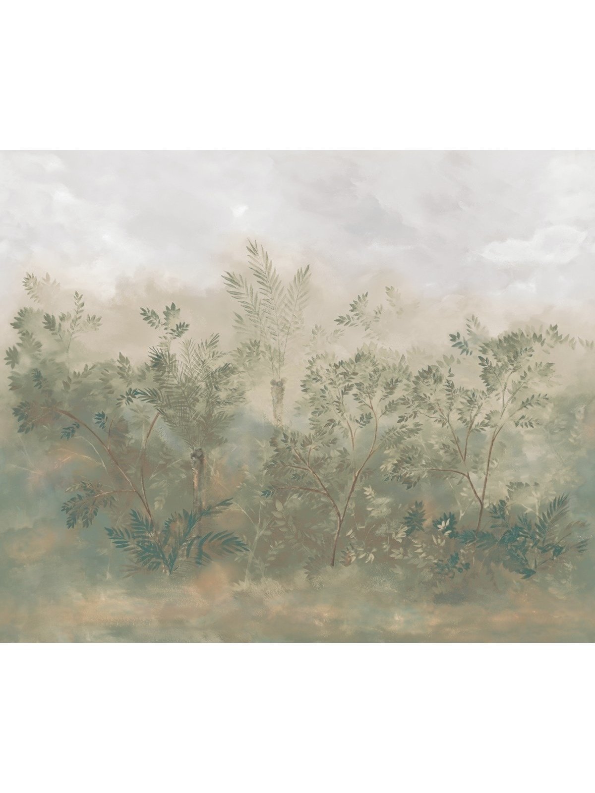 Behang Odyssee tak/wolk border 53cm