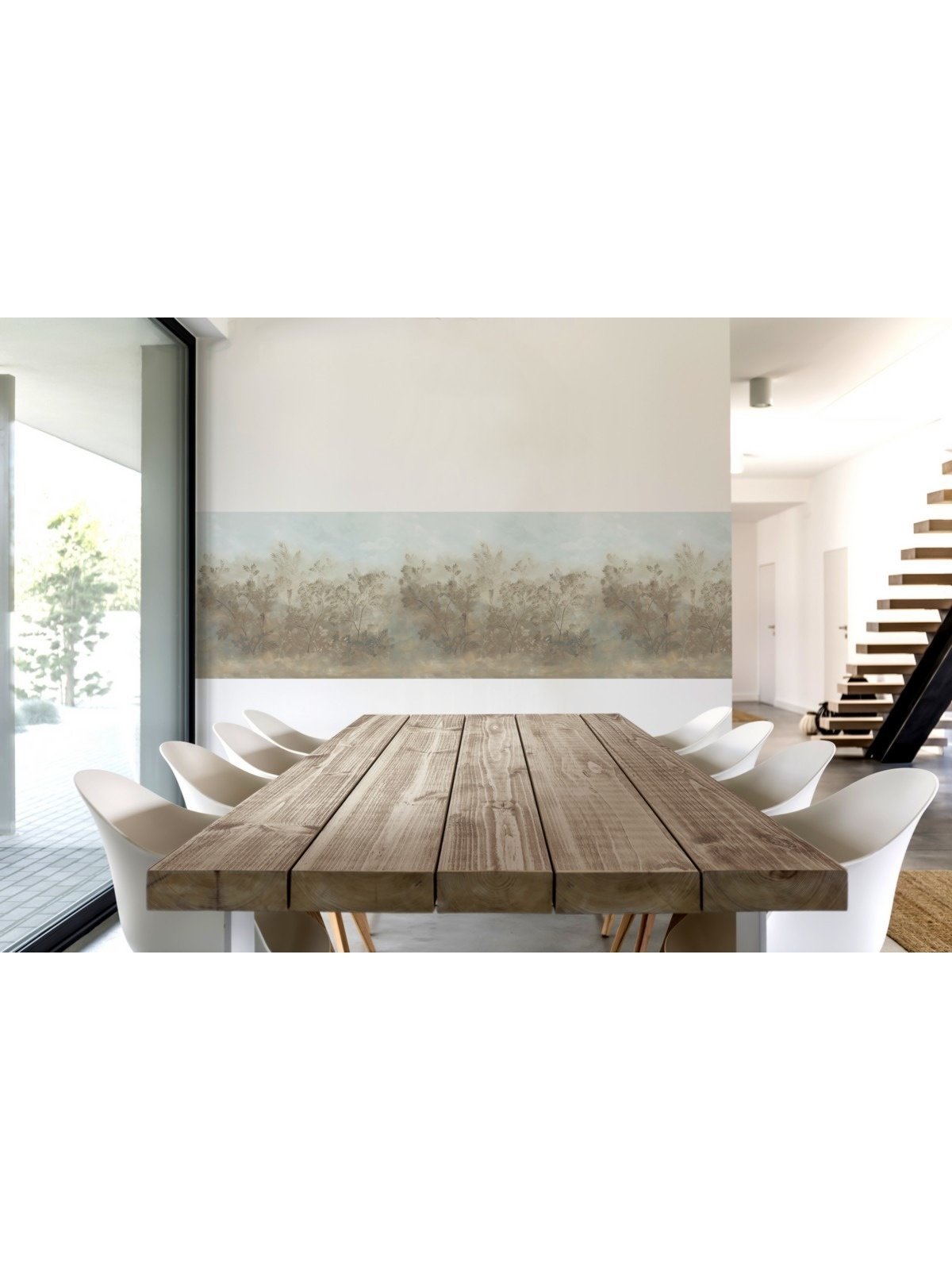 Behang Odyssee tak/wolk border 53cm