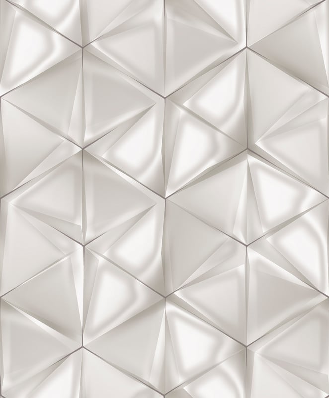 Behang Onyx dessin lichtgrijs
