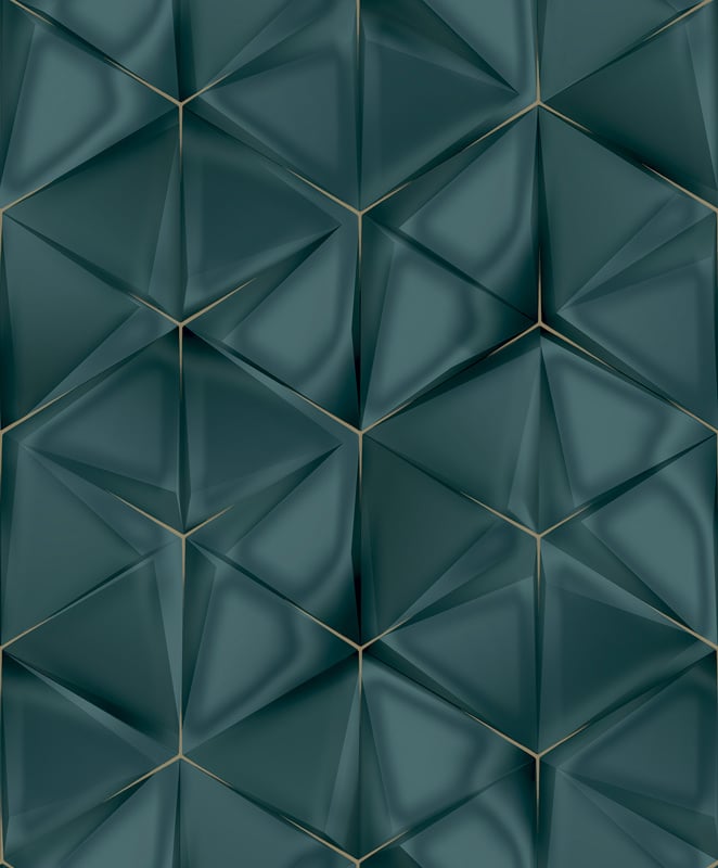Behang Onyx dessin groen