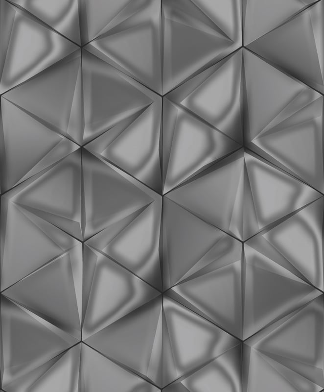 Behang Onyx dessin donkergrijs