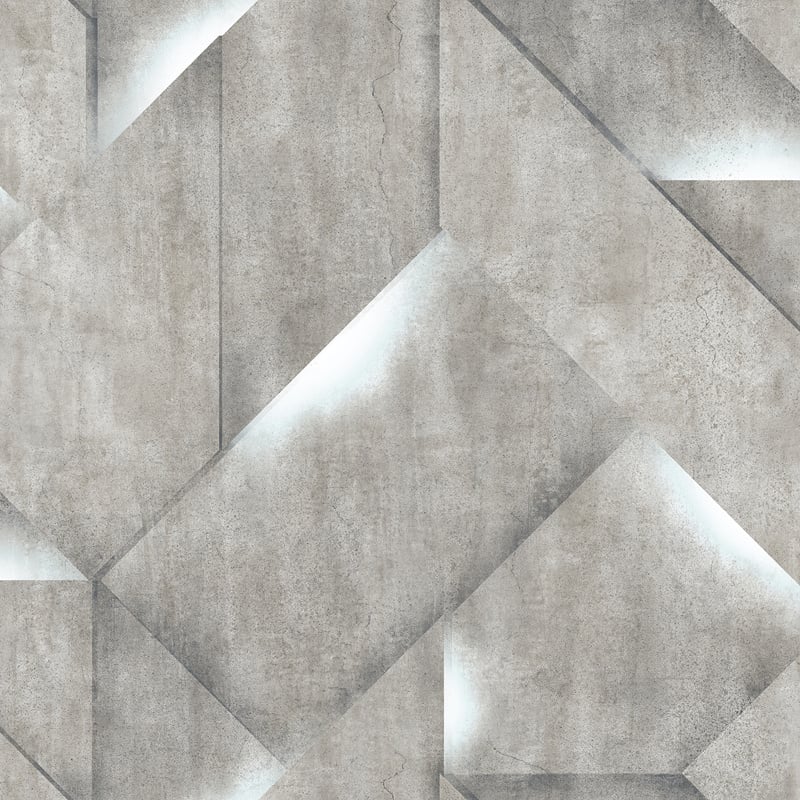 Behang Onyx dessin grijs