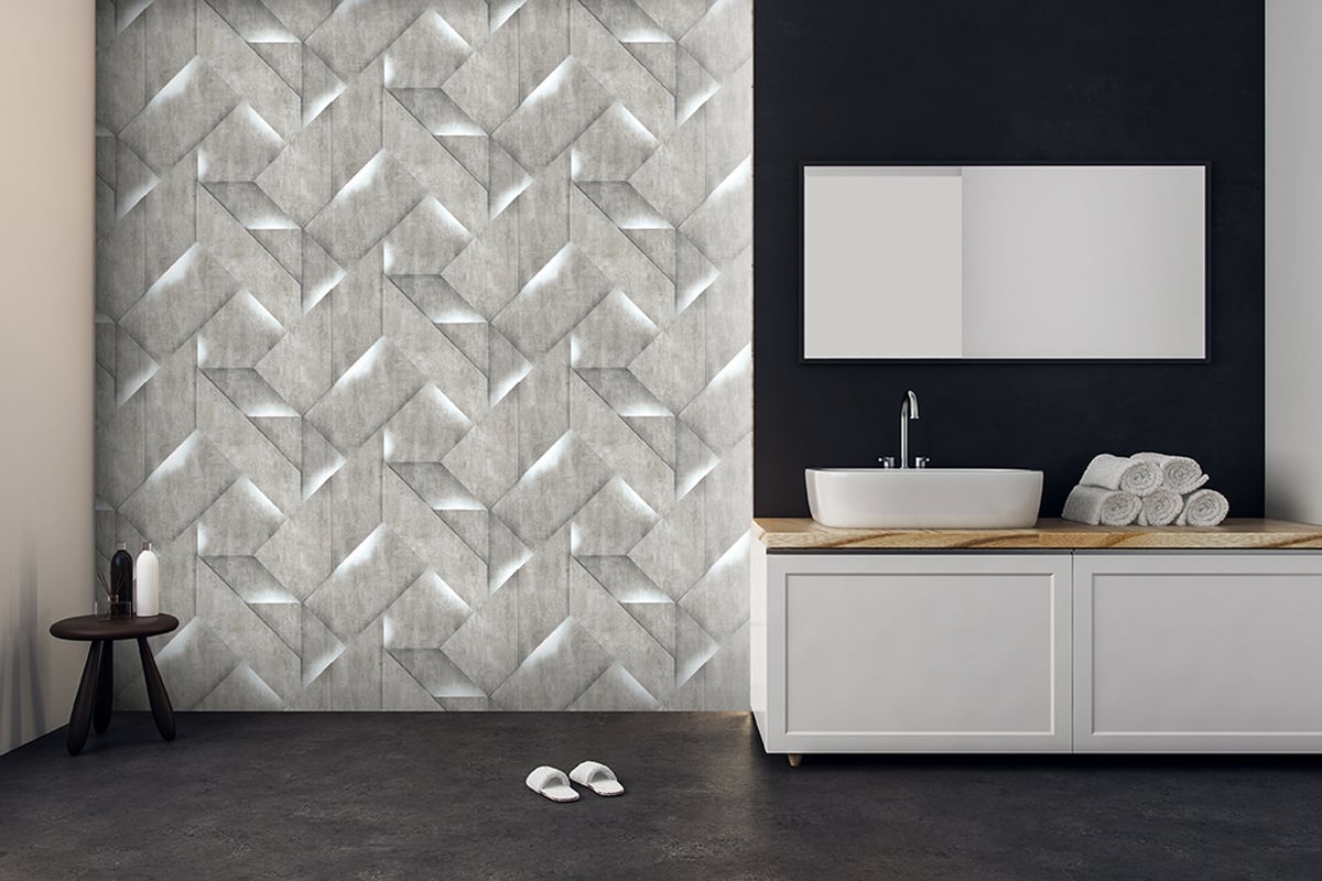 Behang Onyx dessin grijs