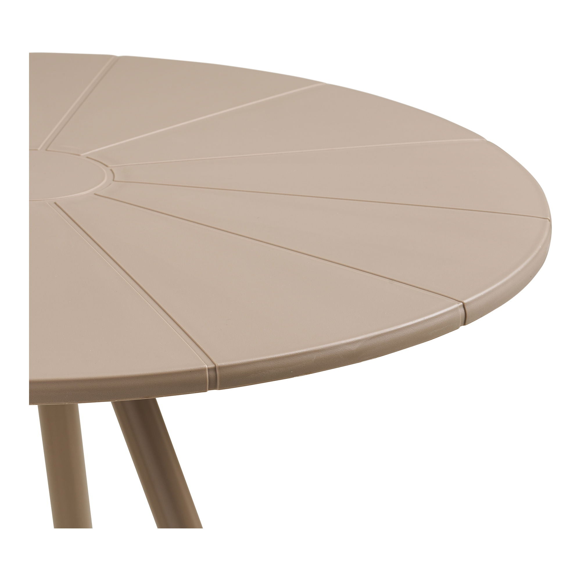 Barletta Bistro tafel in taupe, ø70x73,5 cm