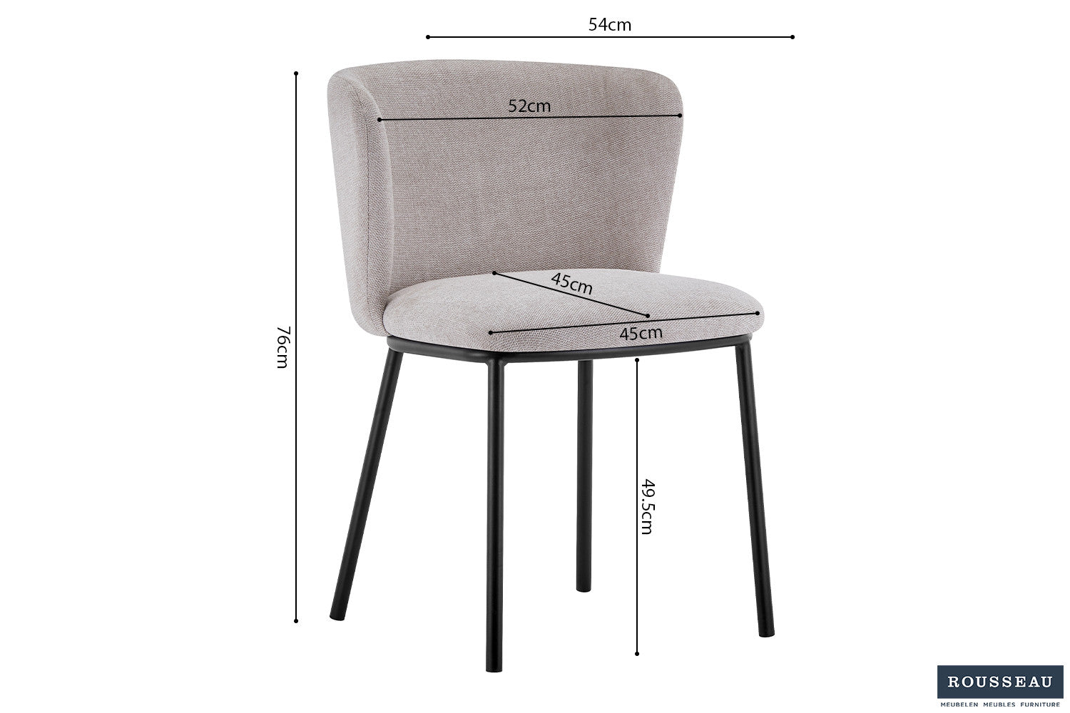 Stoel Arthur Ote Belfast Beige