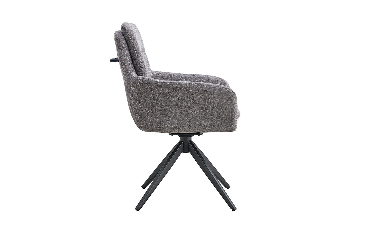 Stoel Lisold  draaibare stoel Donkergrijs
