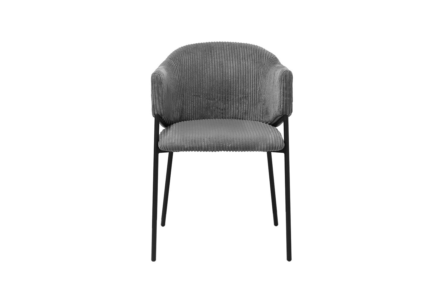 Stoel Hugo Corduroy Donkergrijs