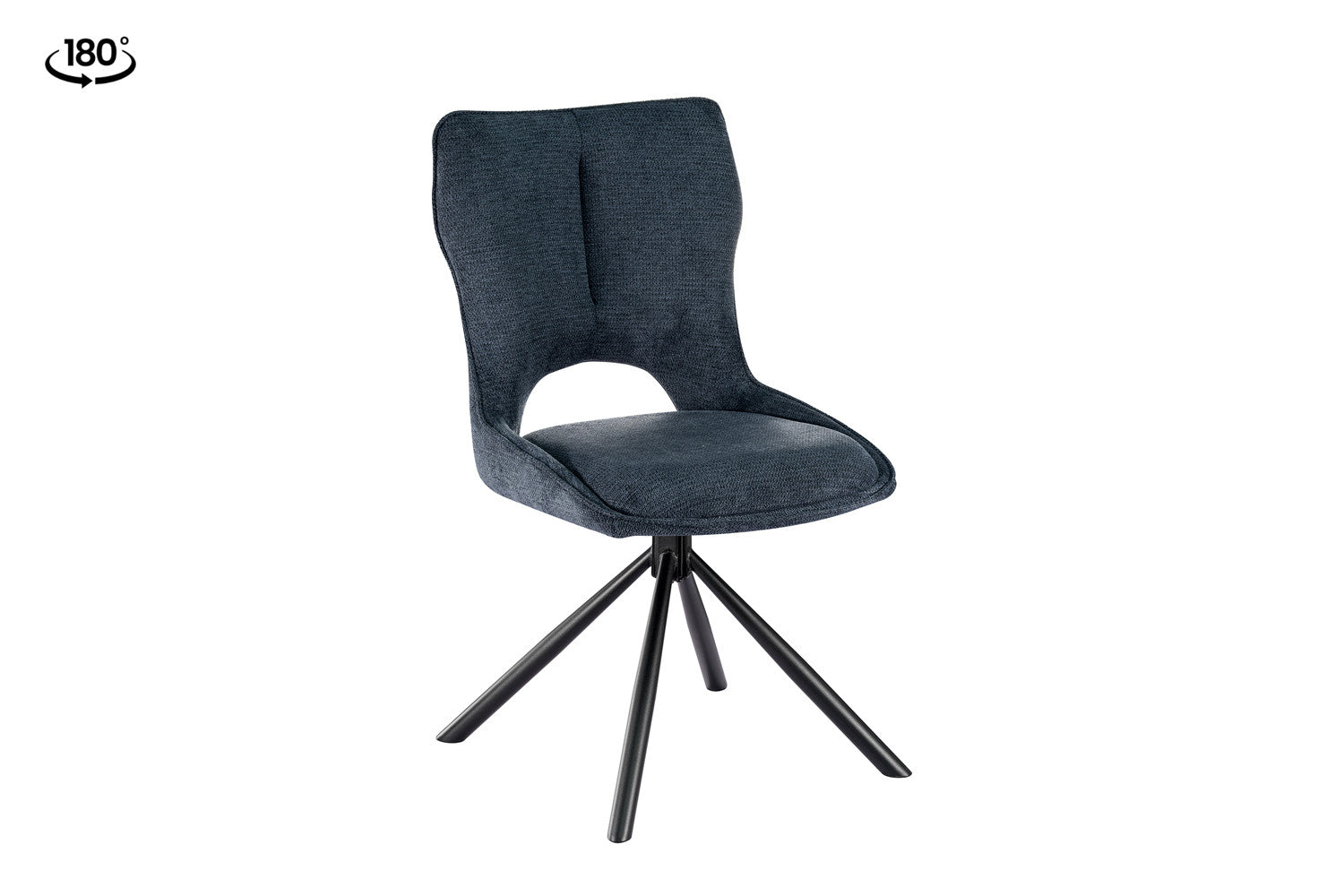 Stoel Mori draaibare stoel Blauw