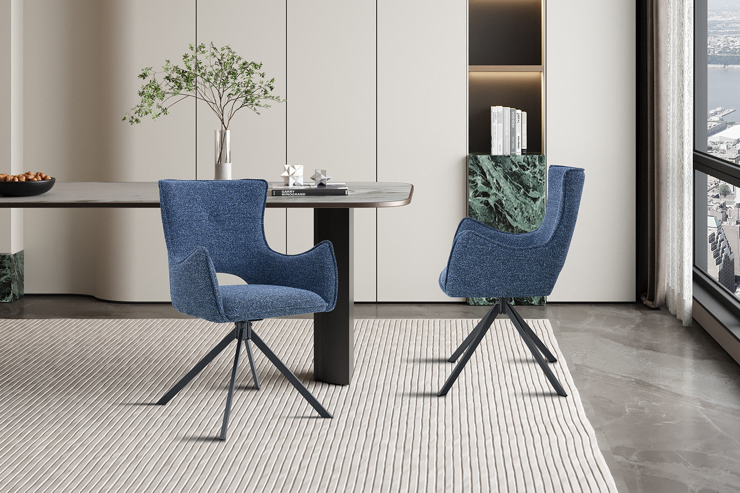 Stoel Billy Harper Blauw
