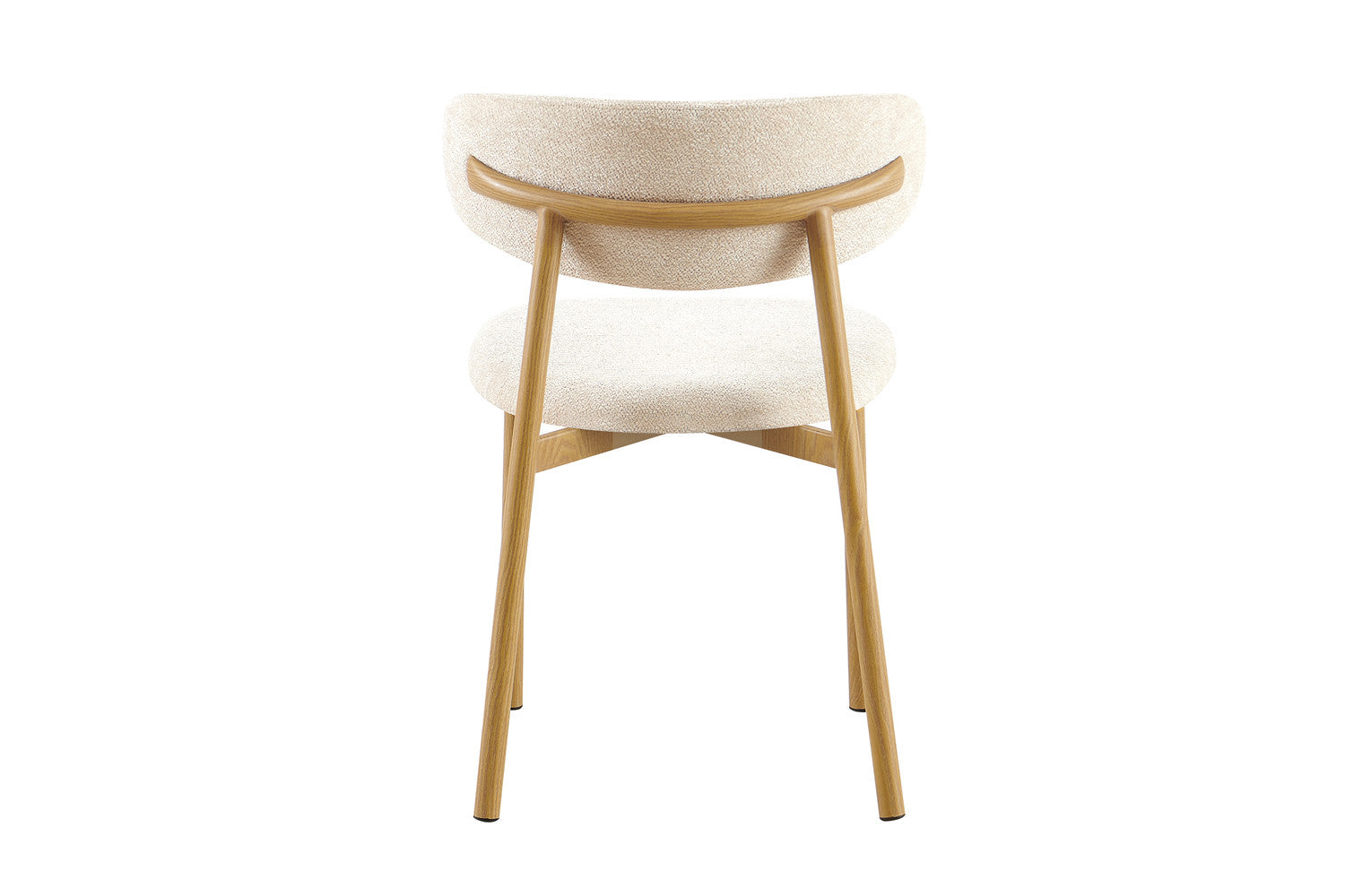 Stoel 'Coco' Naturel - Stof Fabb Raven 24 Beige