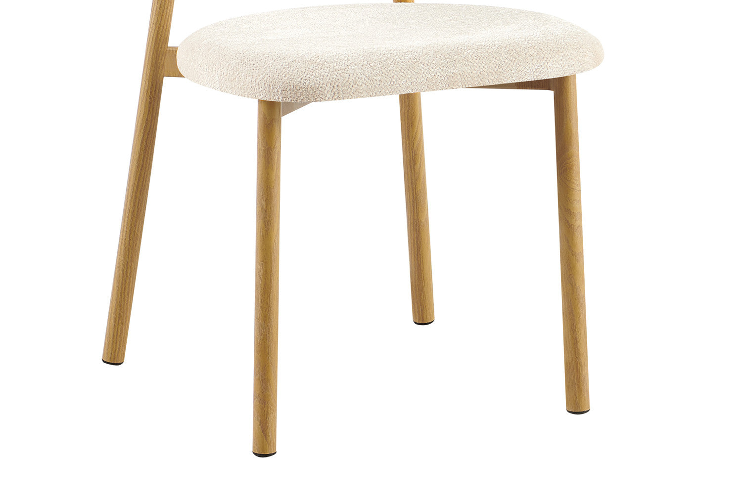 Stoel 'Coco' Naturel - Stof Fabb Raven 24 Beige