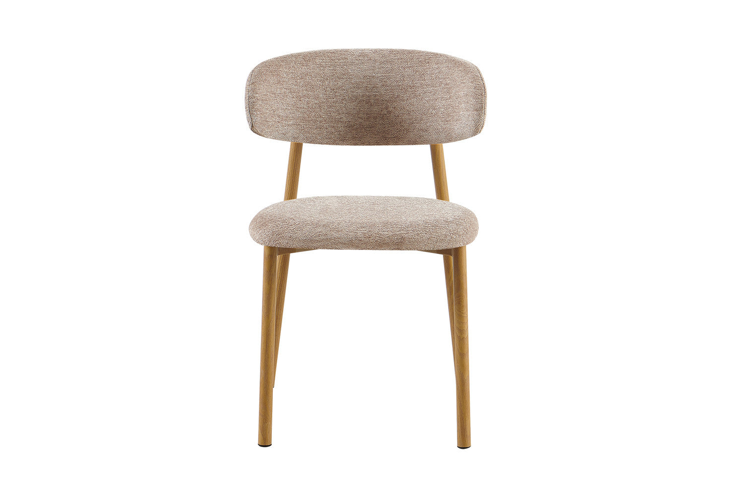 Stoel 'Coco' Naturel - Stof Fabb Raven 30 Zand