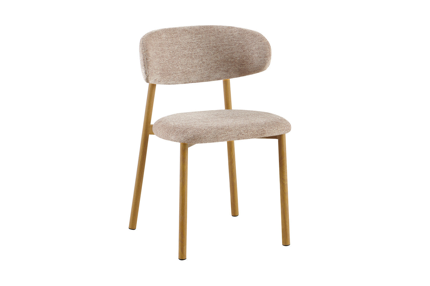 Stoel 'Coco' Naturel - Stof Fabb Raven 30 Zand