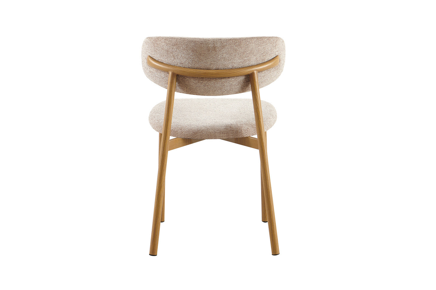 Stoel 'Coco' Naturel - Stof Fabb Raven 30 Zand