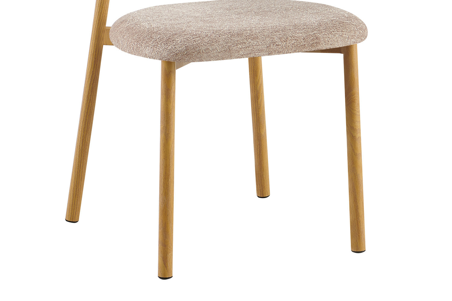 Stoel 'Coco' Naturel - Stof Fabb Raven 30 Zand