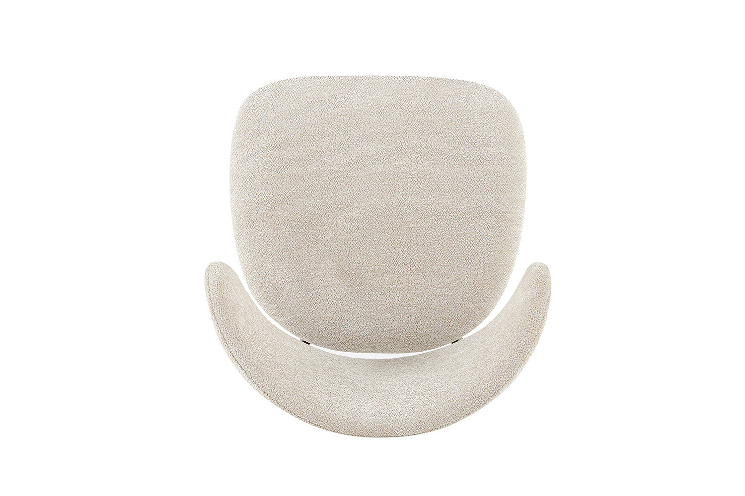 Stoel 'Coco' Walnoot - Stof Fabb Raven 24 Beige