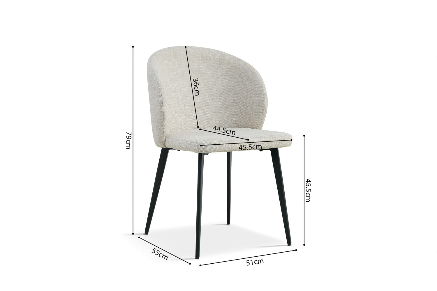 Stoel Toledo Beige