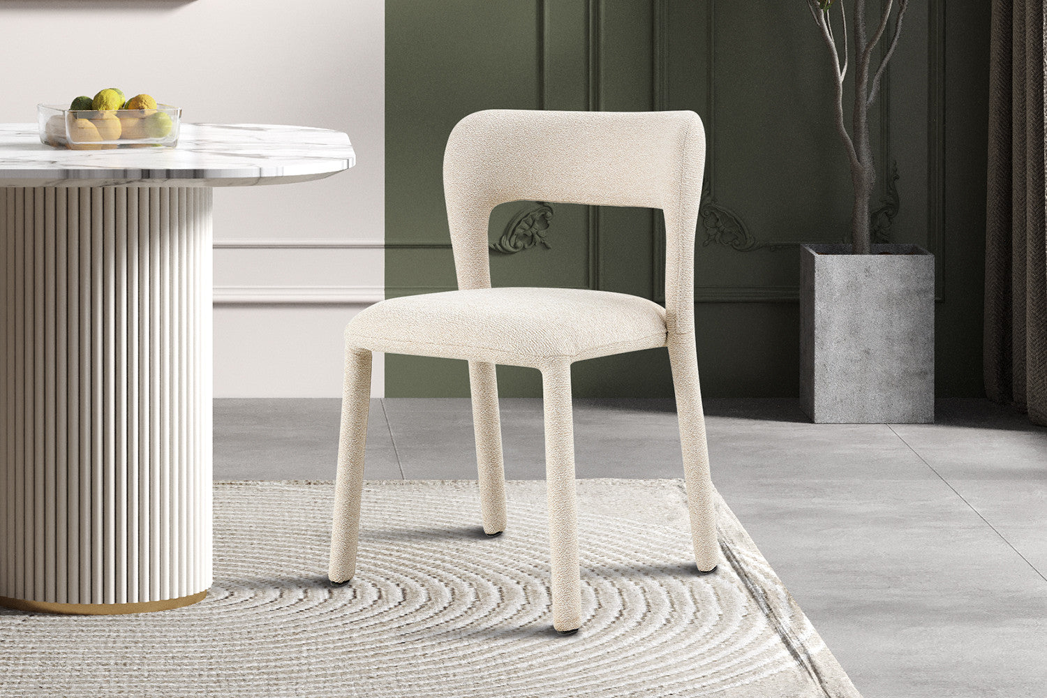 Stoel Elvas Stof Ote Sahara Beige