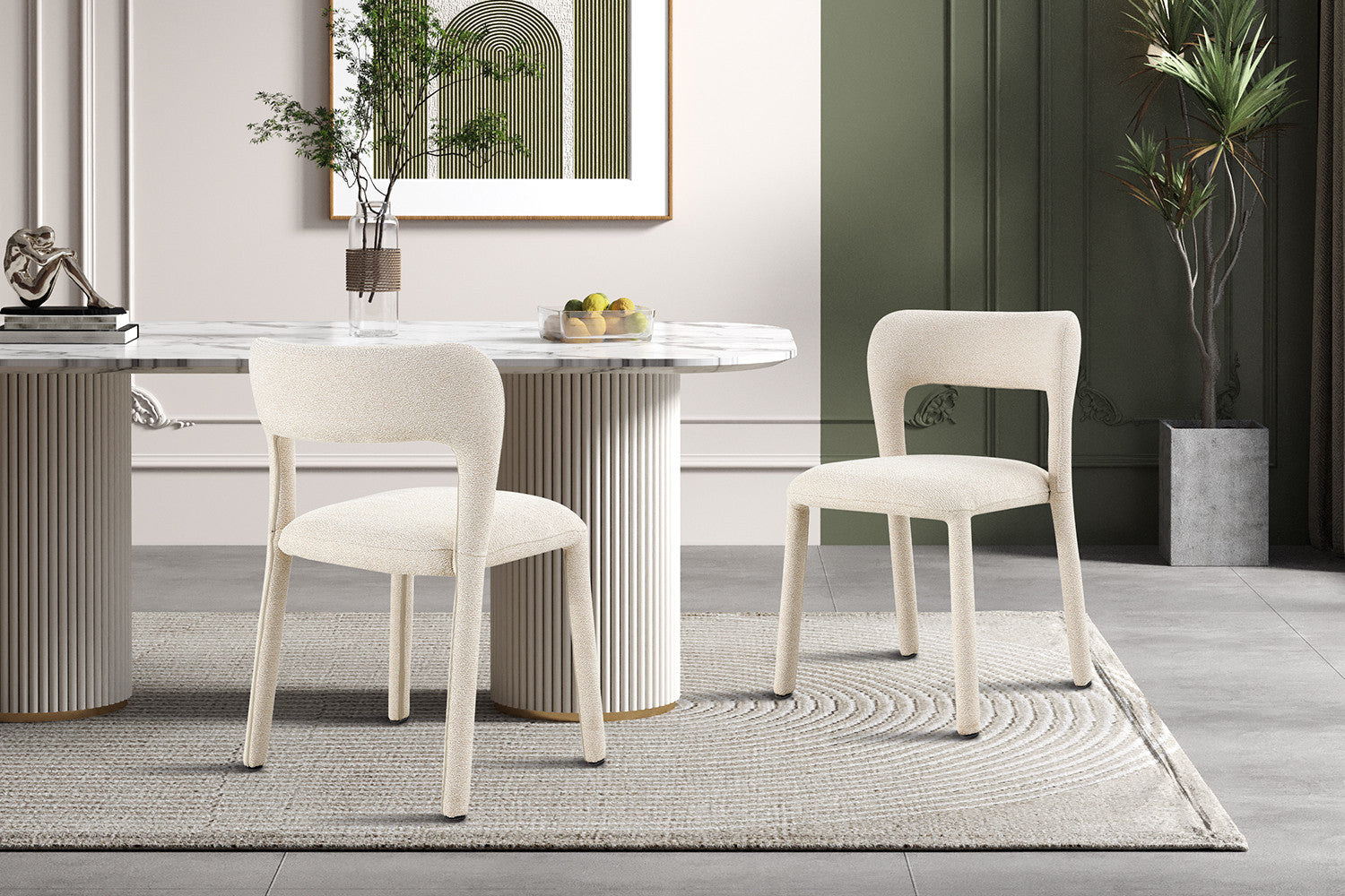 Stoel Elvas Stof Ote Sahara Beige