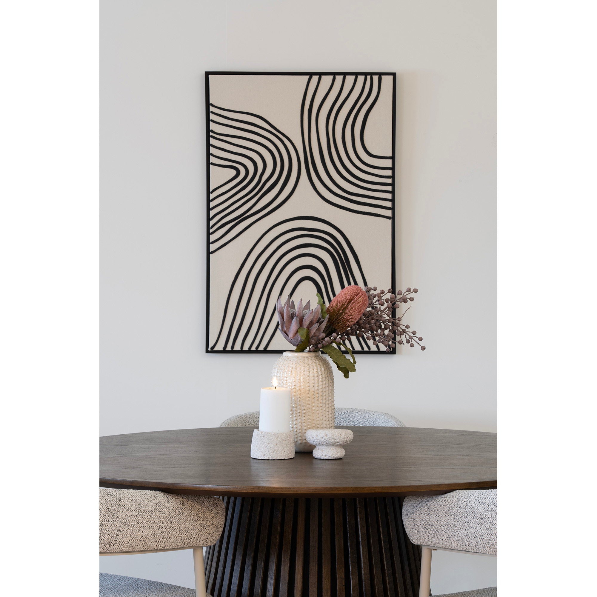 King Protea kunstboeket rozen mix - 74 cm