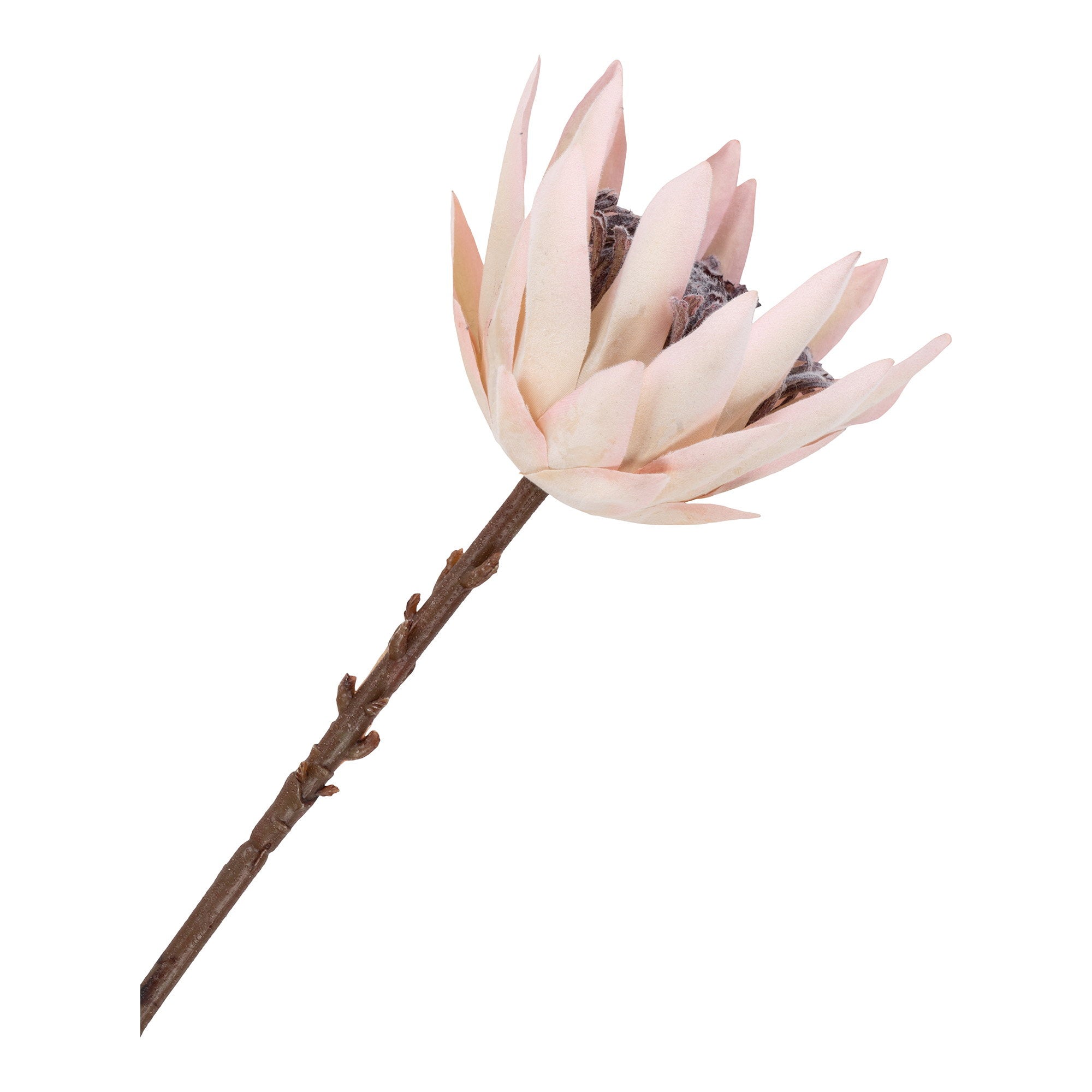 King Protea kunstboeket in bordeaux - 65 cm