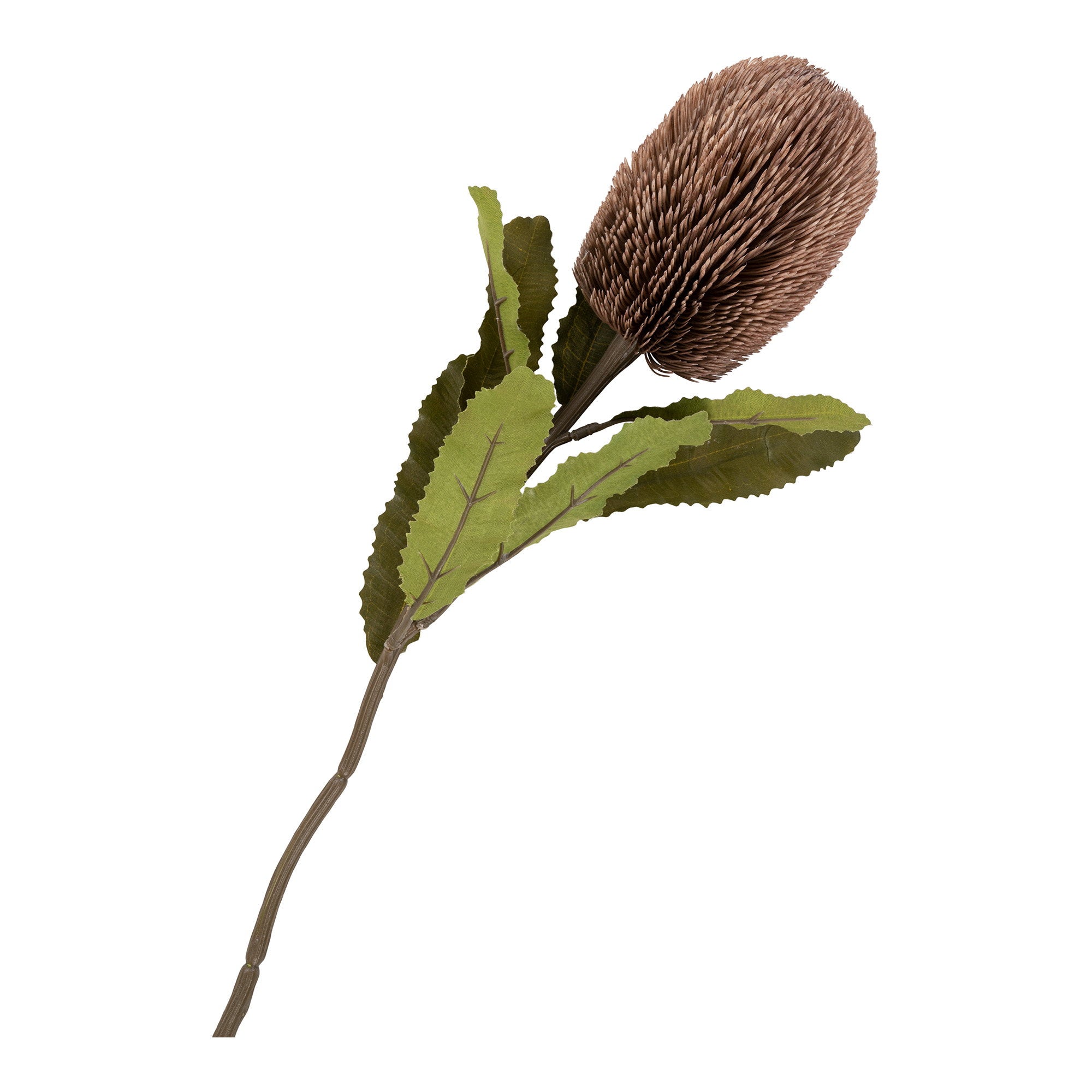 King Protea kunstboeket in bordeaux - 65 cm