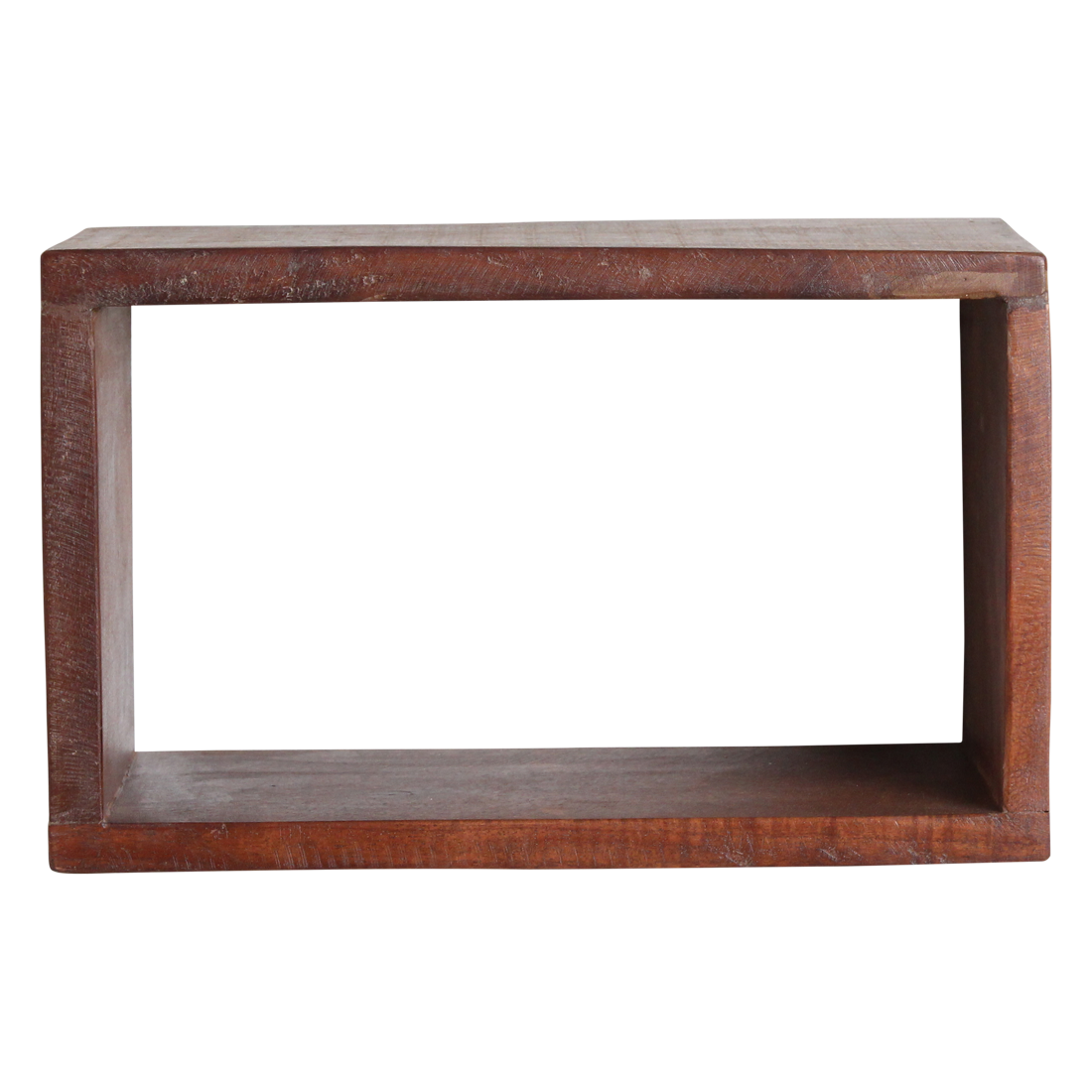 Factory open wandplank rechthoek - FSC gerecycled - 70x15x22 cm