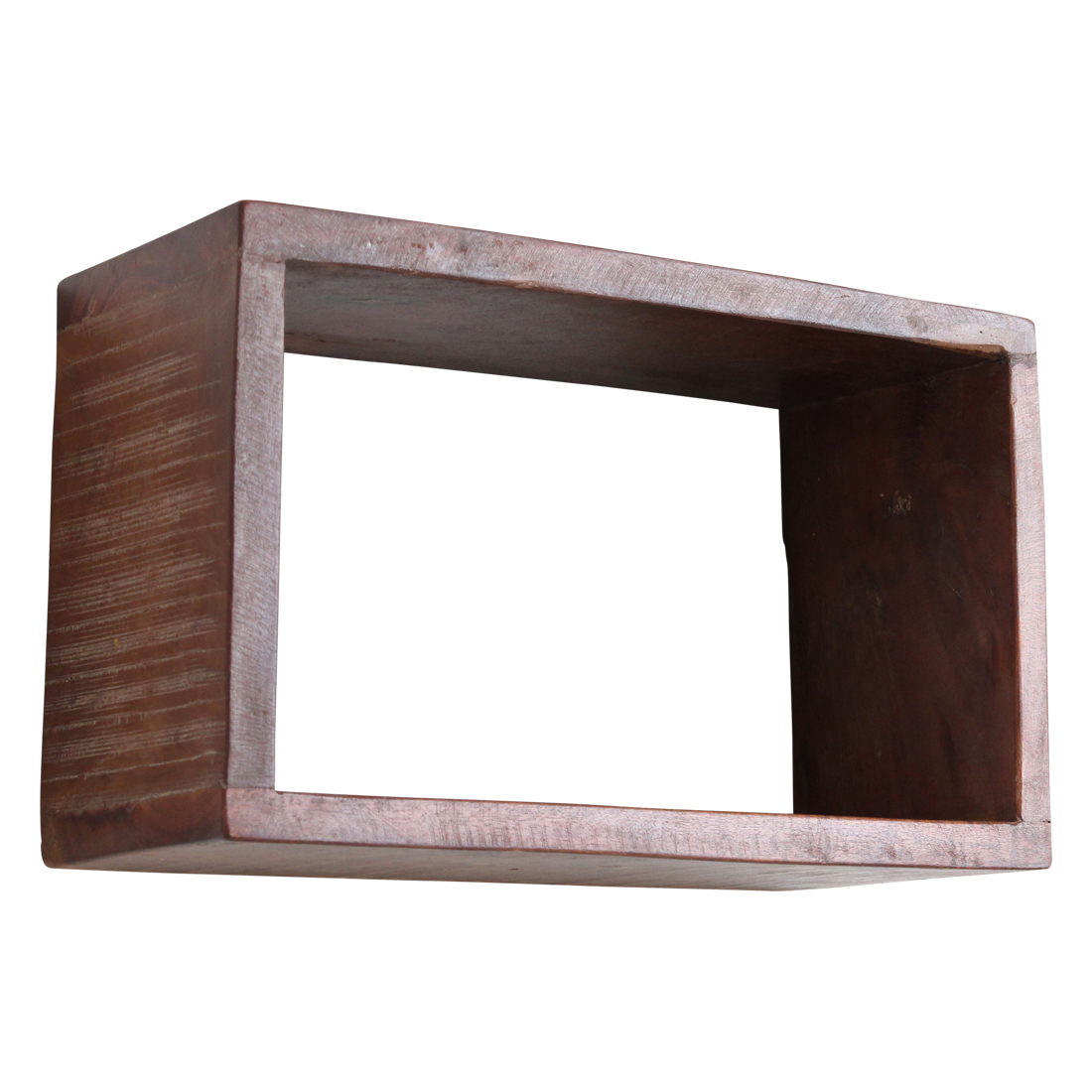 Factory open wandplank rechthoek - FSC gerecycled - 70x15x22 cm