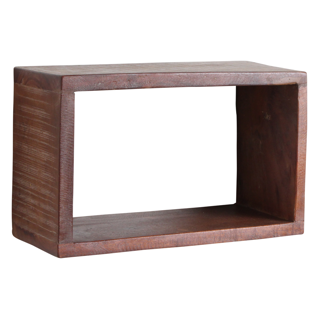 Factory open wandplank rechthoek - FSC gerecycled - 70x15x22 cm